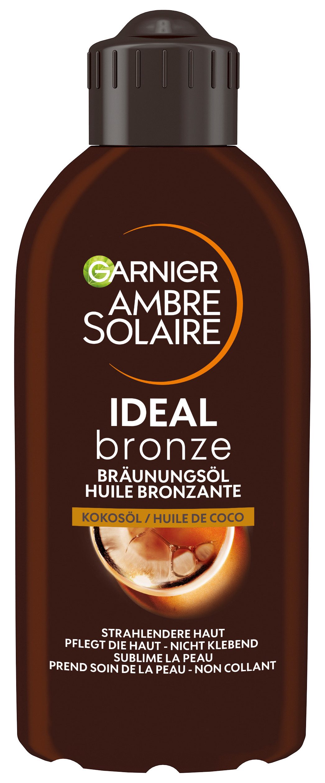 GARNIER Sonnenschutzöl AMBRE SOLAIR TIEFBRAUN SONNENÖL, mit leichter und schnell einziehender Formel