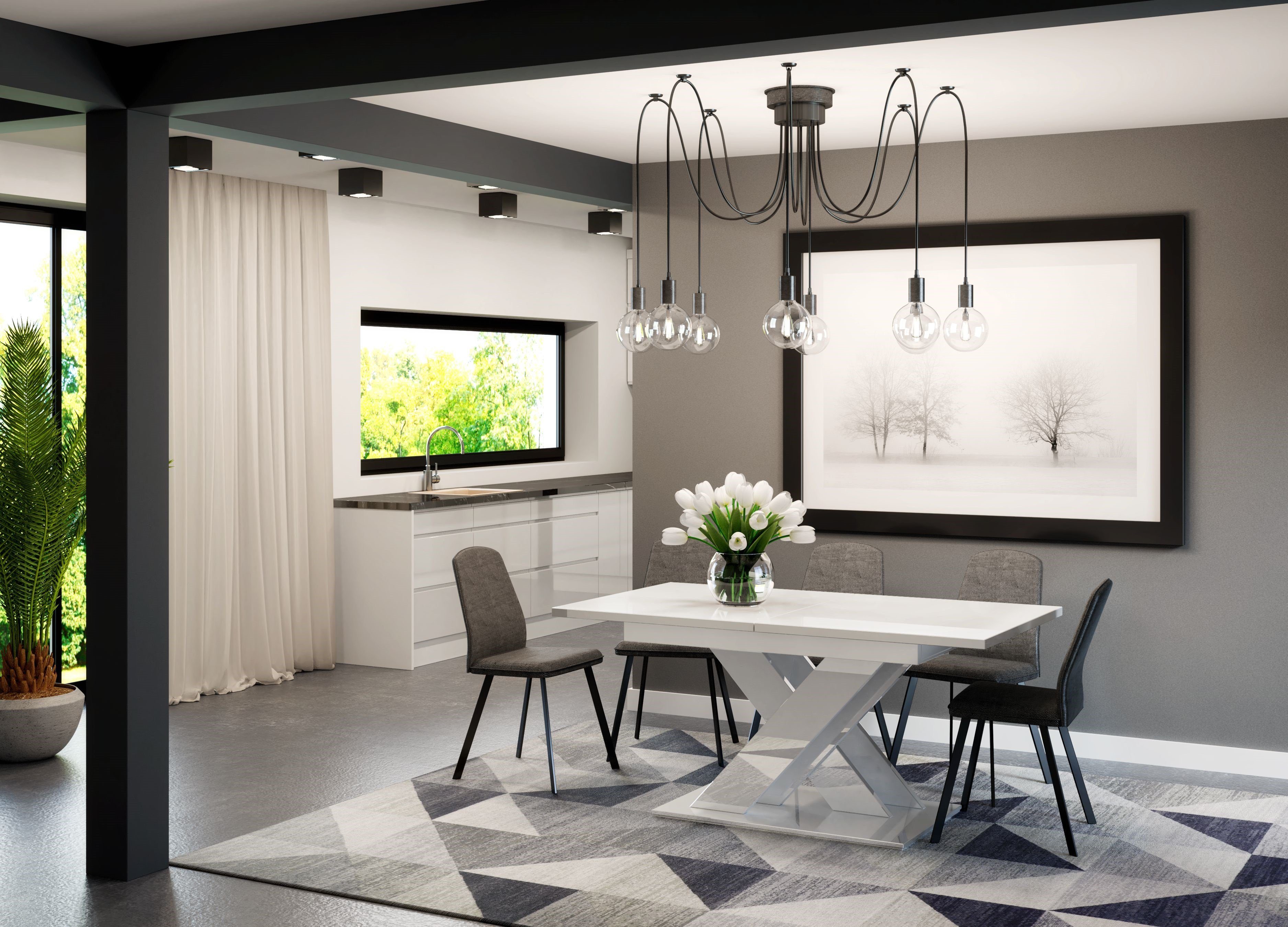 Compleo Esstisch Louis Esszimmertisch, ausziehbar 140-180 cm, Esszimmer günstig online kaufen