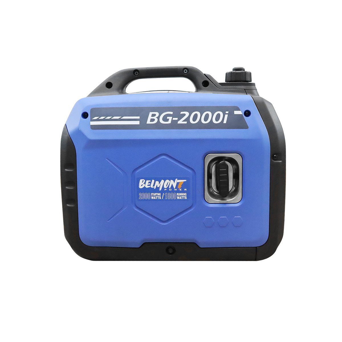 BELMONT Stromgenerator BG2000i, 1,8kW, Inverter, Silent, blau, 62dB leiser 4-Takt-Motor(max 2,0 kW)