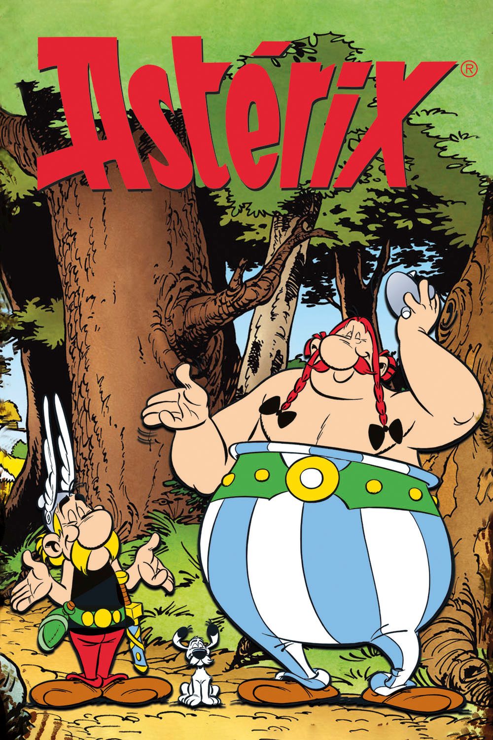 Leinwandbild Asterix, Obelix und Idefix III