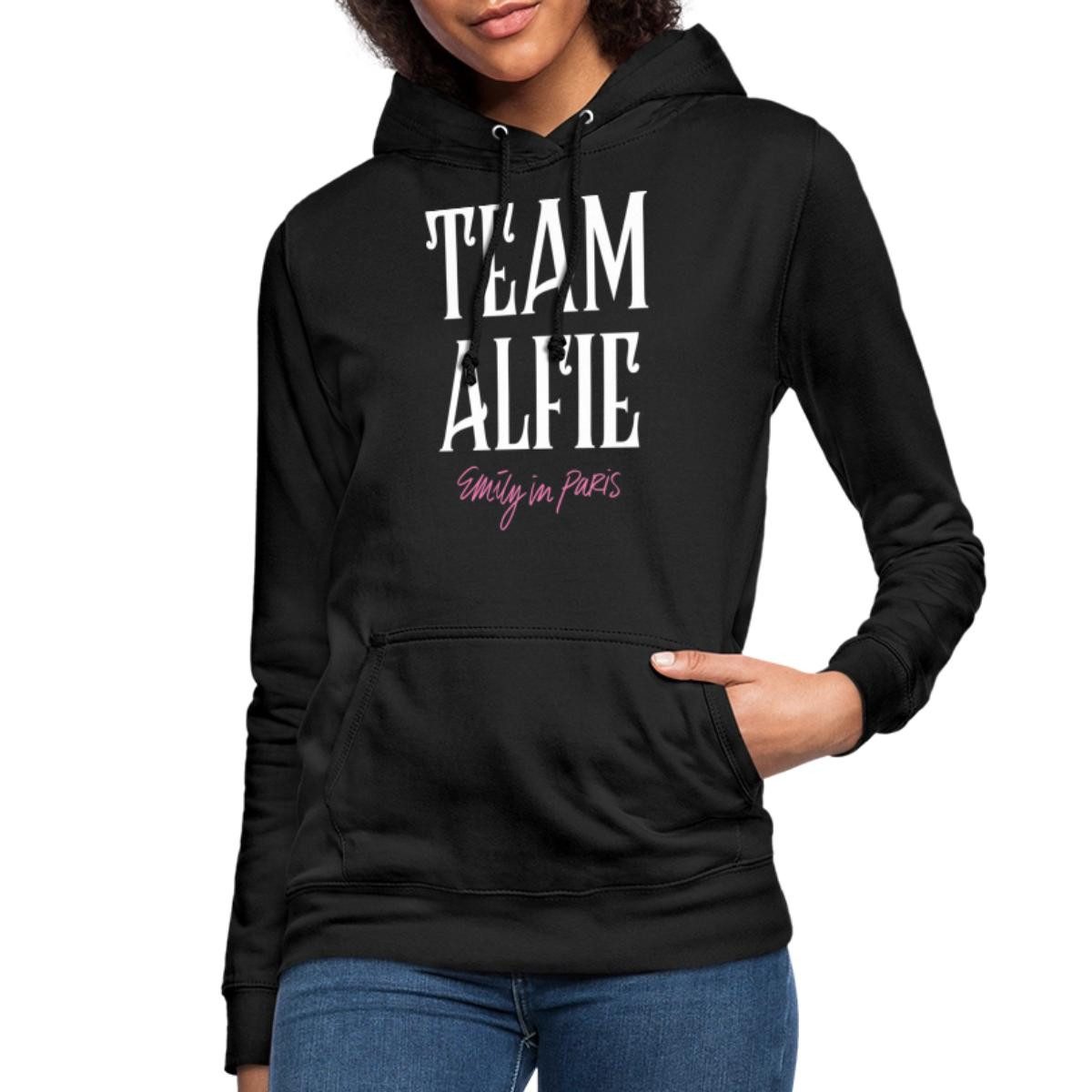 Spreadshirt Hoodie Emily In Paris Team Alfie Damen Hoodie (1-tlg)