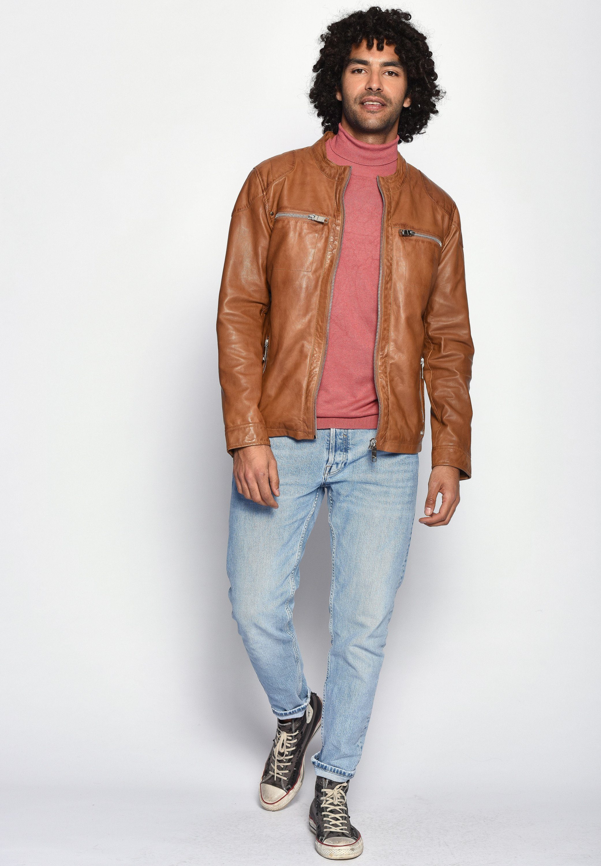 Maze Lederjacke Flint
