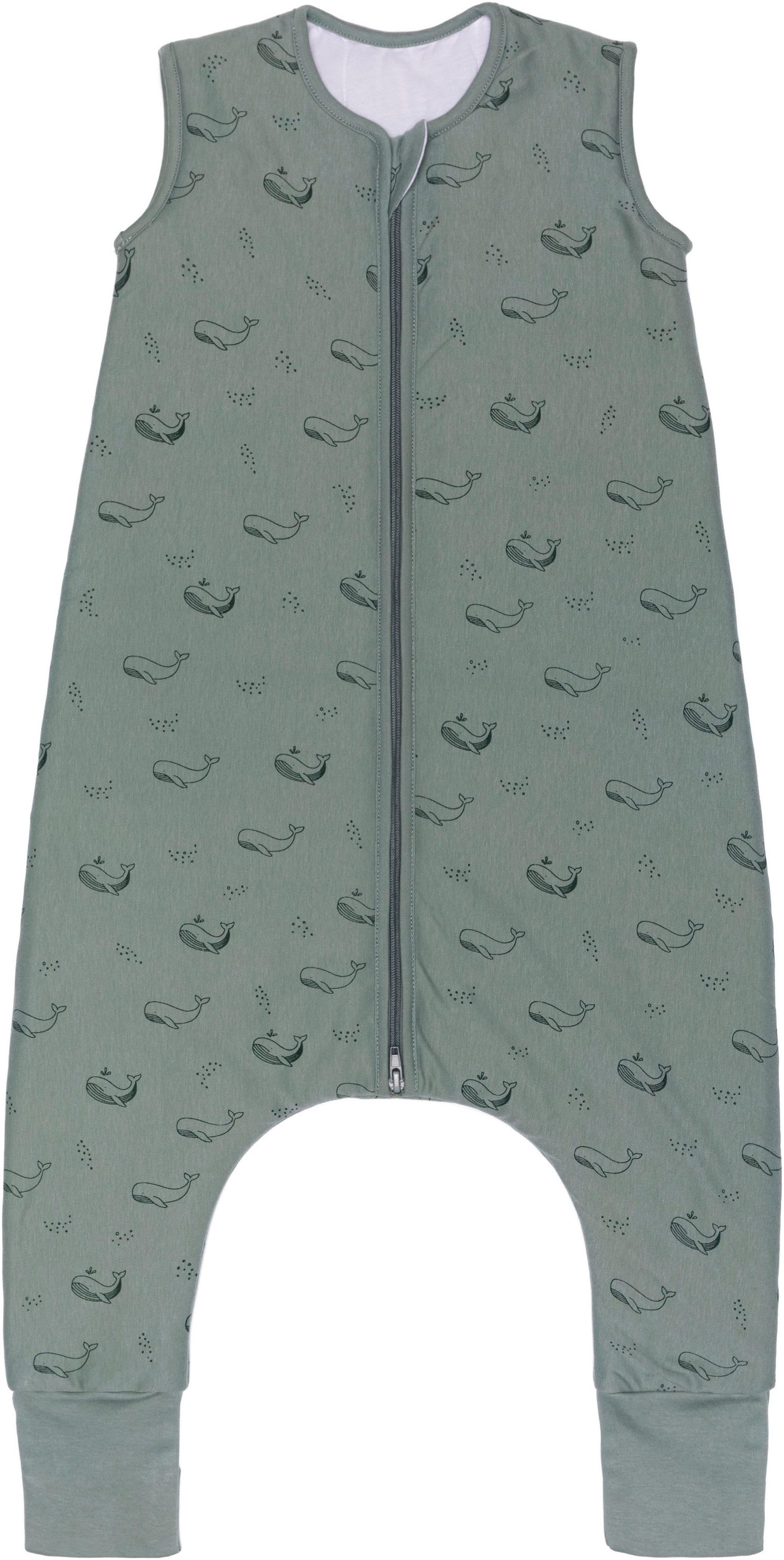 Fillikid Babyschlafsack mit Beinen, TOG 2,5, für das ganze Jahr und Raumtemperaturen von 15-21°C grün