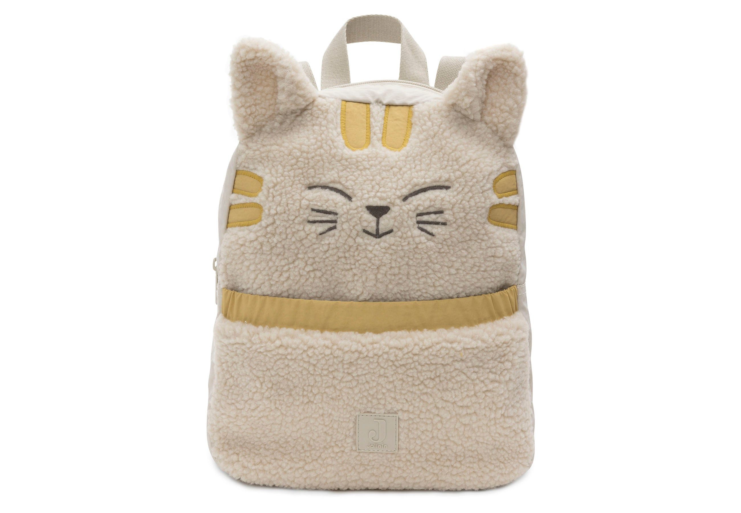 Jollein Kinderrucksack Kinderrucksack Katze Charly Ecru