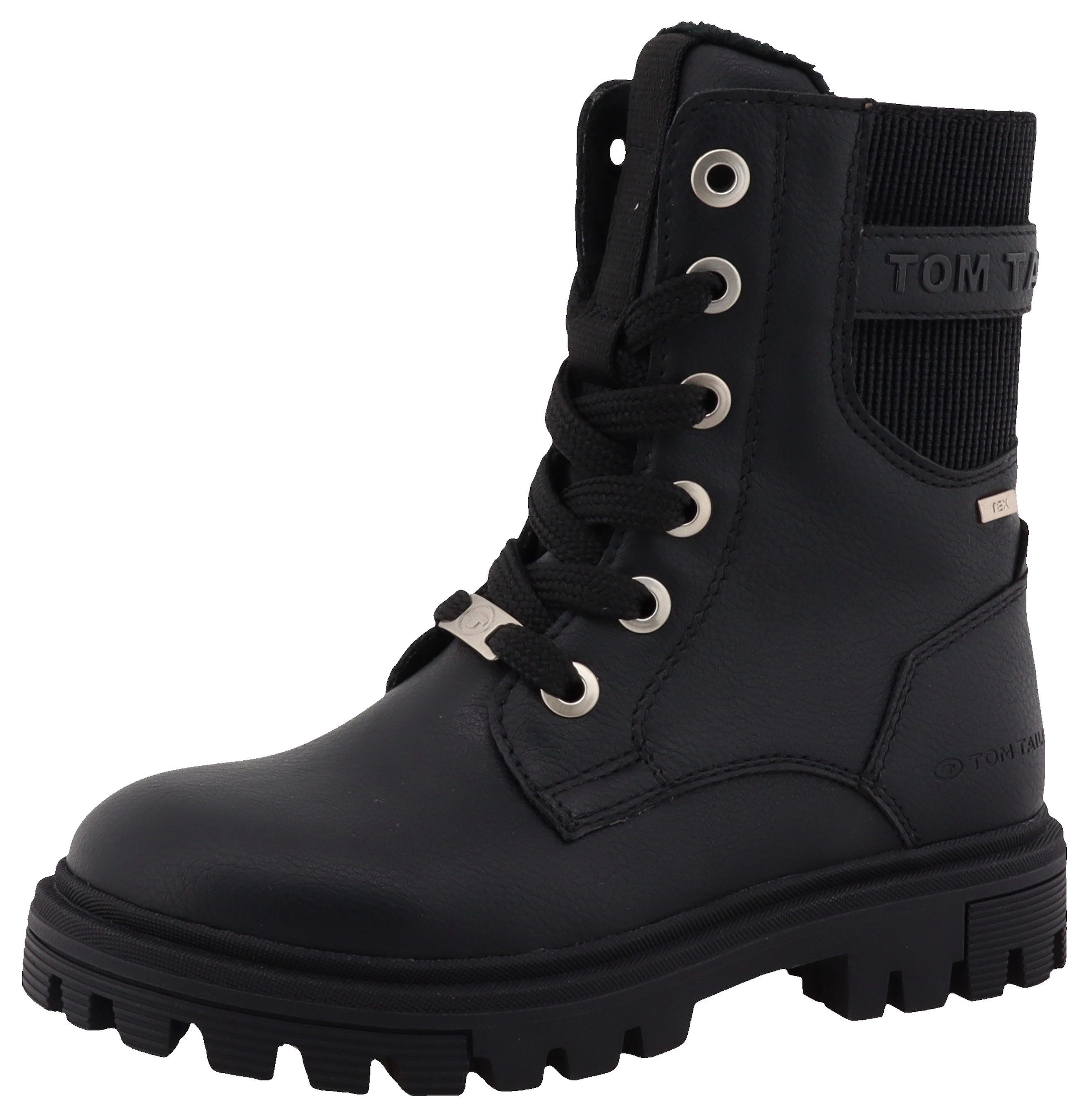 TOM TAILOR Winterboots, Schnürstiefelette, Winterstiefelette mit TEX-Membran, bequeme Form