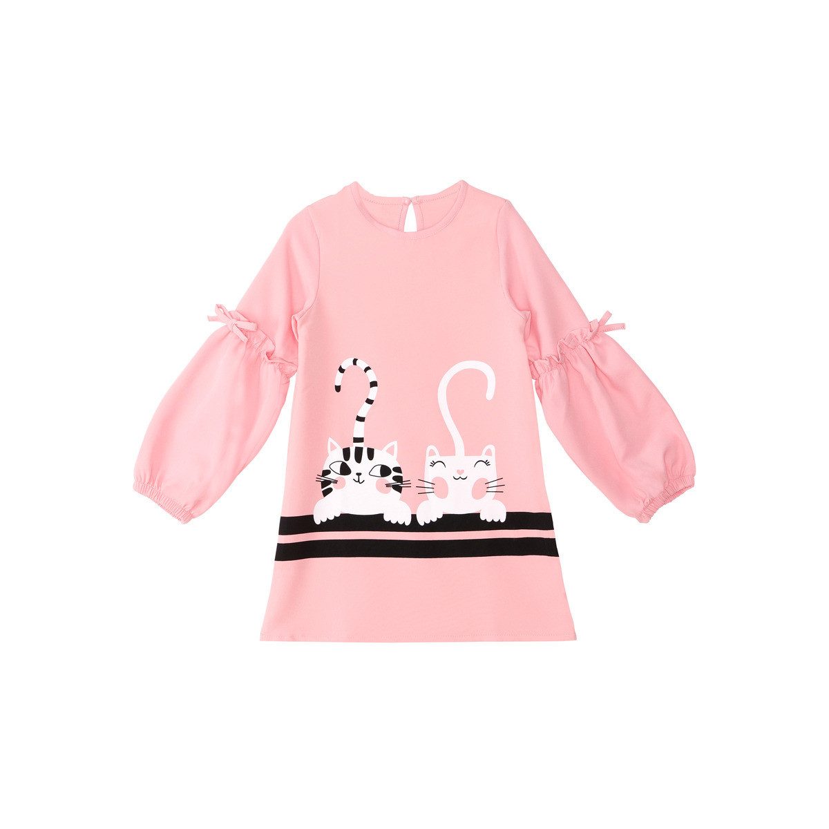 Denokids Midikleid Cute Friends Mädchen (1-tlg) Bekleidung, Outfit, Dress, Robe, Midikleid