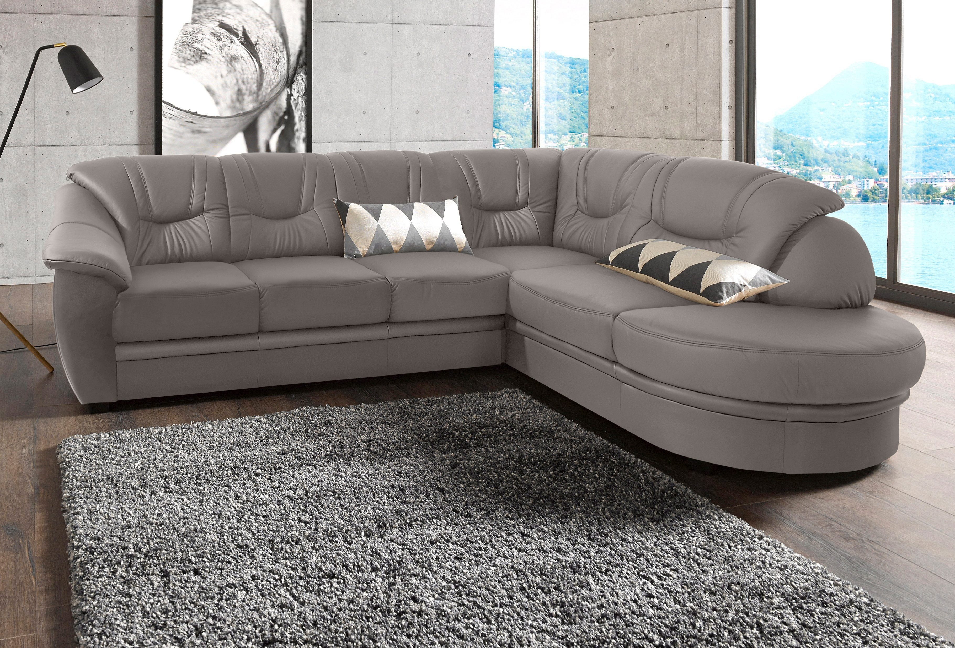 sit&more Ecksofa Savoni L-Form, wahlweise mit Bettfunktion
