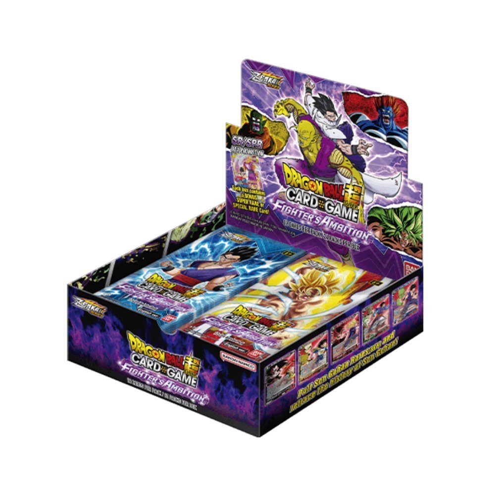 Bandai Spiel Zenkai Series Set 02 - Fighter´s Ambition B19 - Display (englisch), Dragon Ball Super Card Game Sammelkartenspiel, 24 Boosterpacks