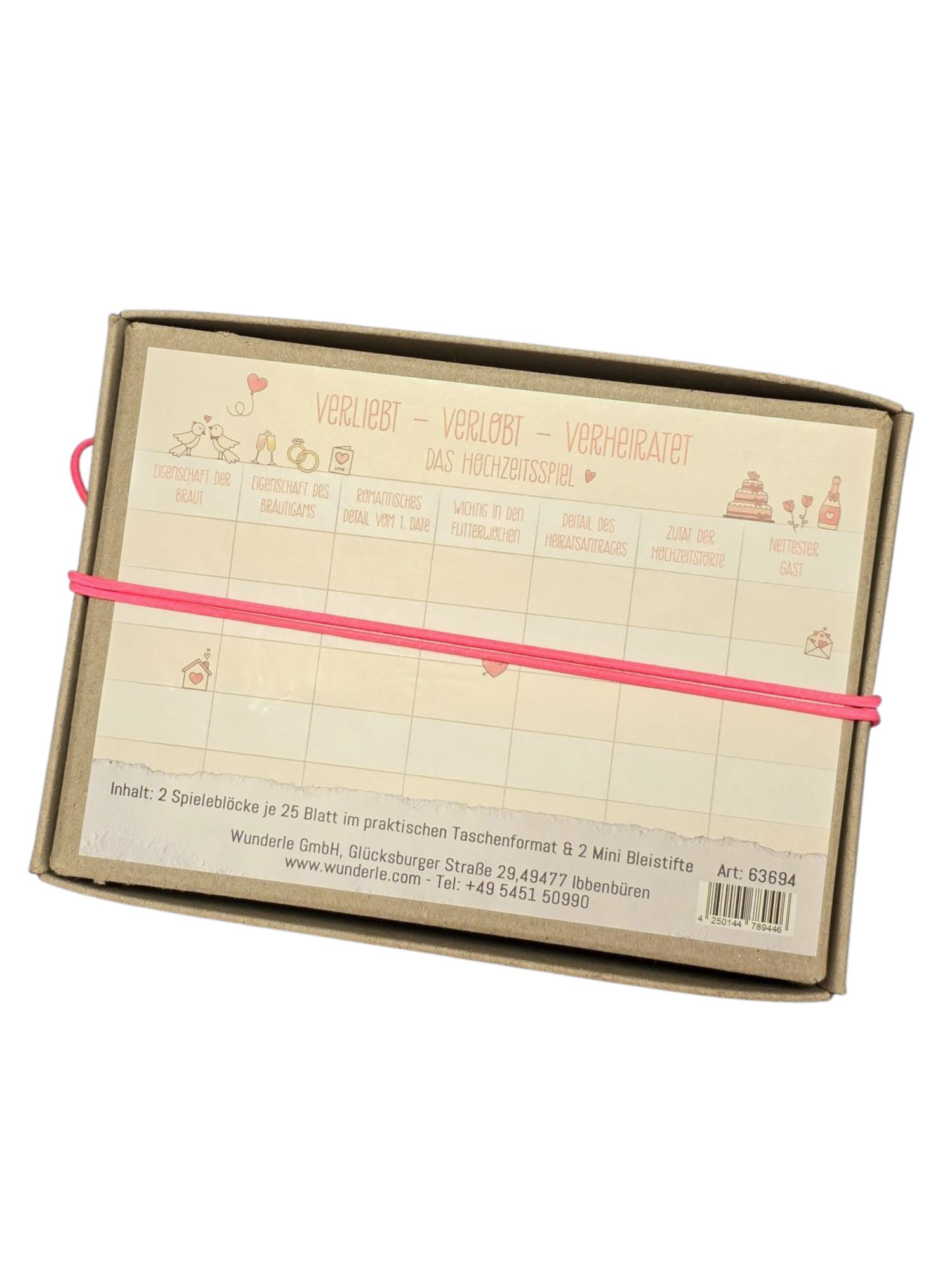 Wunderle Wundertüte Stadt-Land-Hochzeit Spiel im Taschenformat, Geschenk zur Hochzeit, Mitbringsel, Geschenk, Geschenkidee Hochzeit, Heirat, Brautpaar