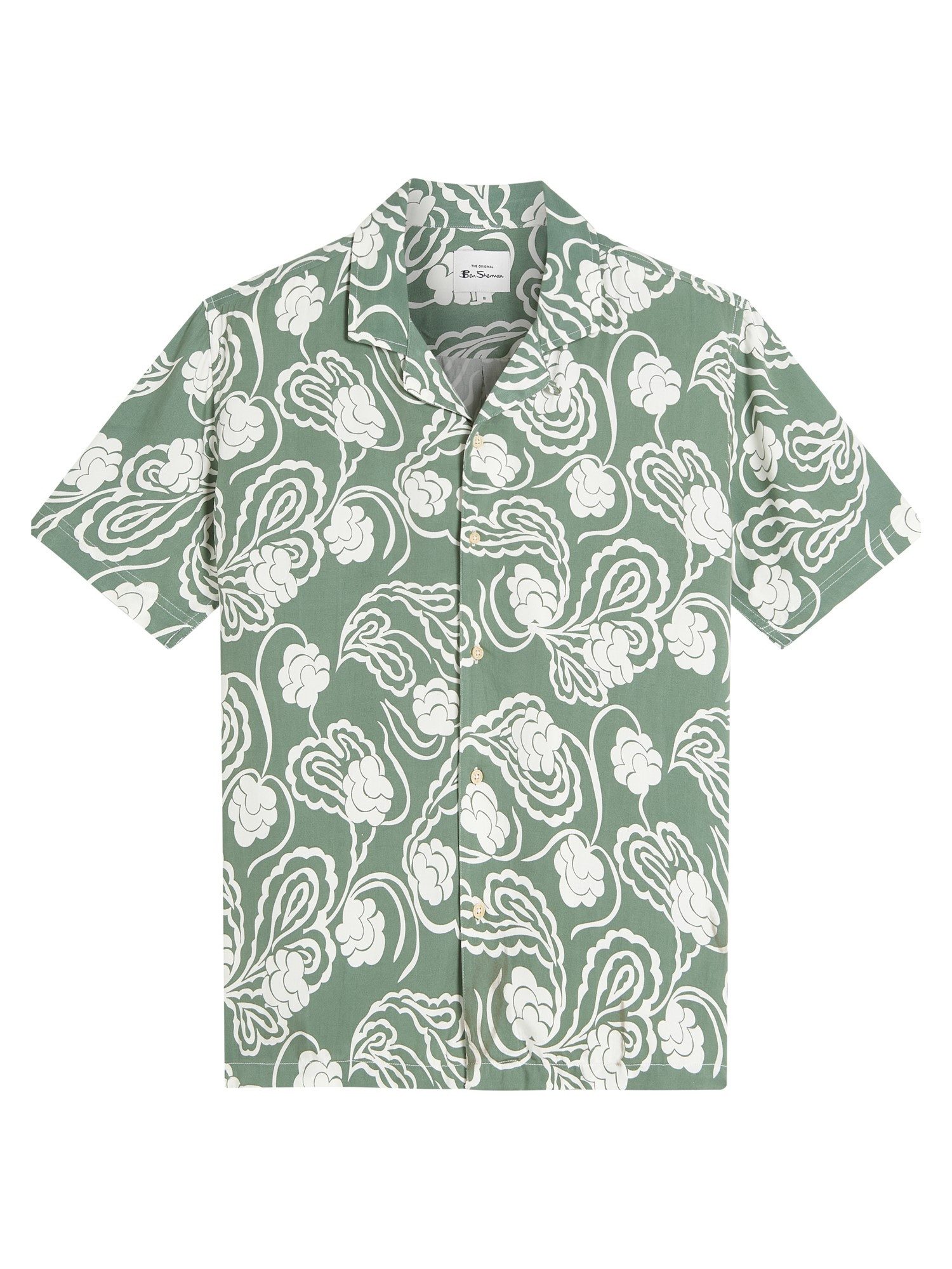 Ben Sherman Kurzarmhemd Hemd Ben Sherman Paisley Swirl Print