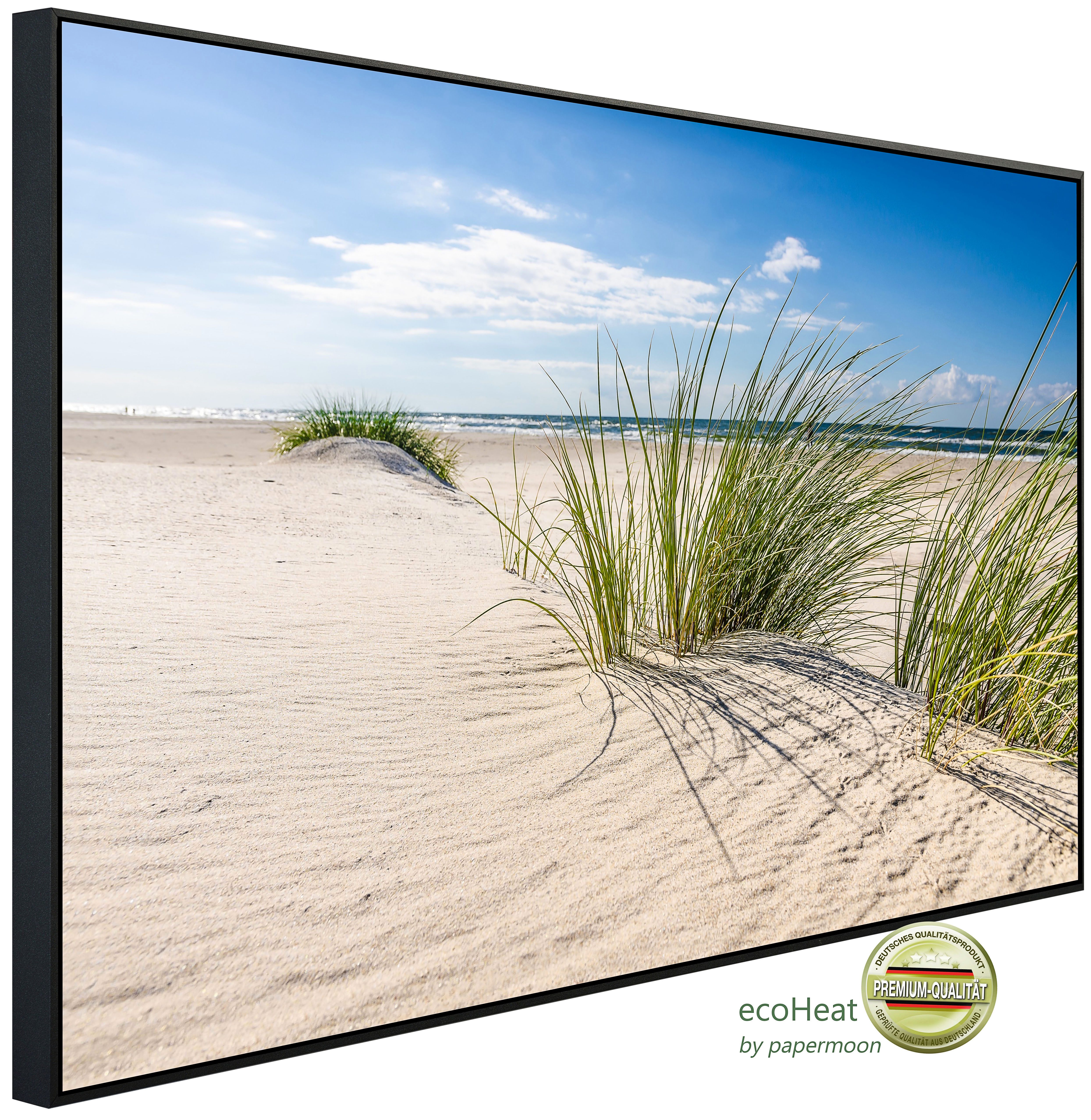 Papermoon Infrarotheizung viele STRANDMOTIVE BEACH PALME DÜNEN PREMIUM, Traumstrände, HZ(Strände) TÜV/GS zertifiziert, 20x versch. Strandmotive zum Träumen
