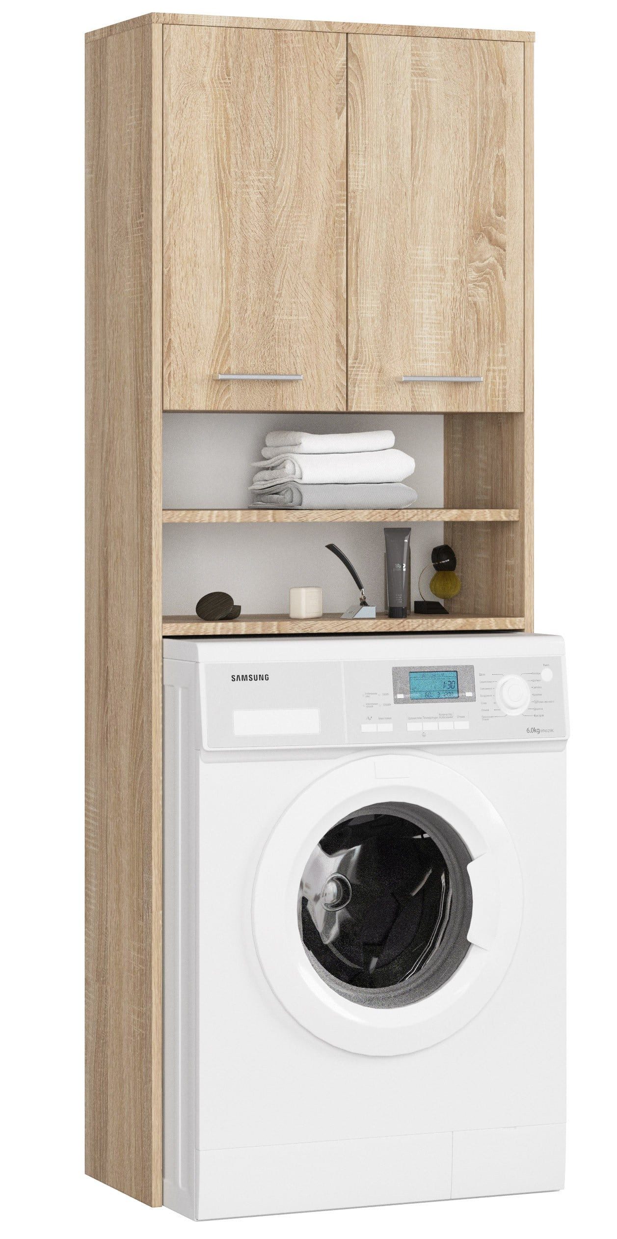 Raumhirsch Furniture Waschmaschinenumbauschrank mit zwei Türen, 64 × 30 × 1 günstig online kaufen