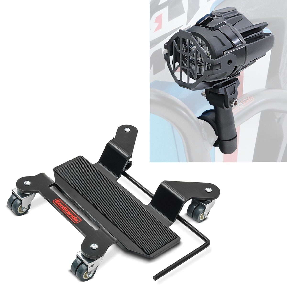 Lumitecs Halter Set LED Zusatzscheinwerfer + Rangierhilfe S4