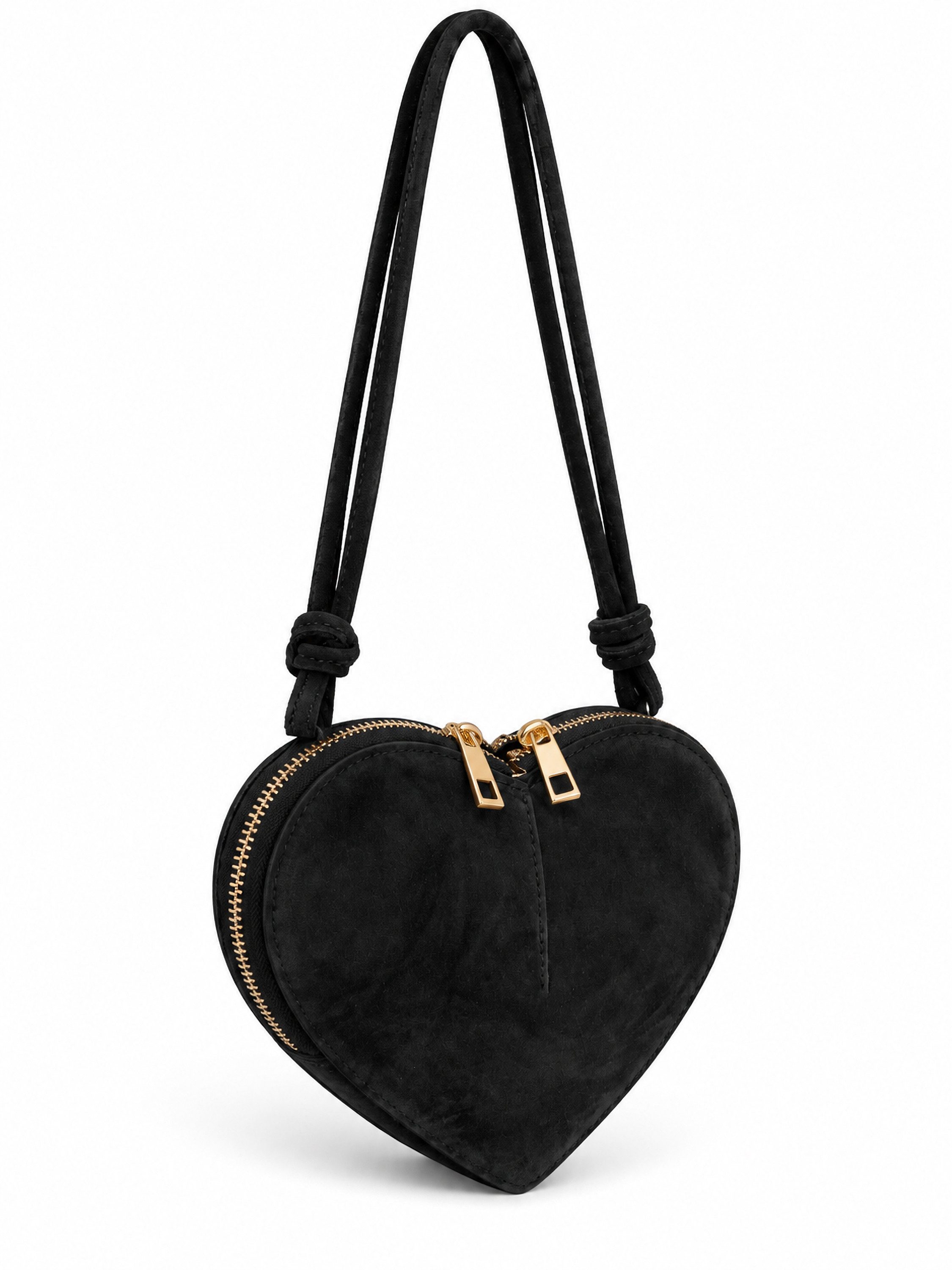 COLLEZIONE ALESSANDRO Schultertasche Herz, aus echtem Wildleder