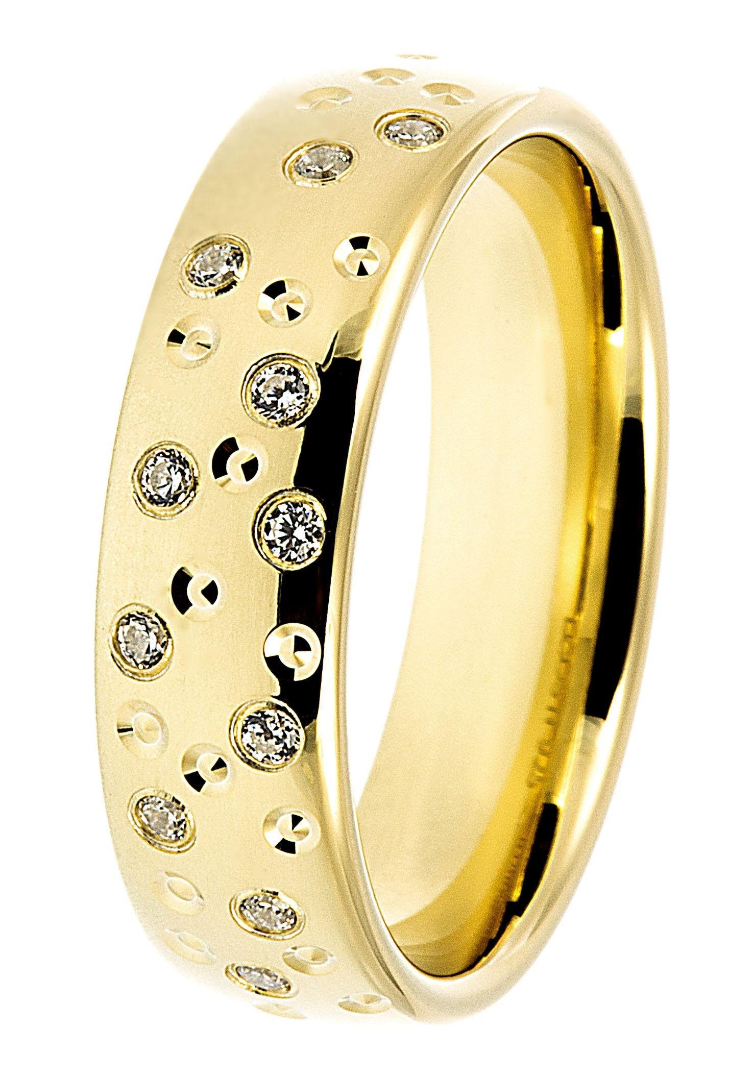 DOOSTI Trauring Schmuck Geschenk Silber 925 Trauring Ehering Partnerring LI günstig online kaufen