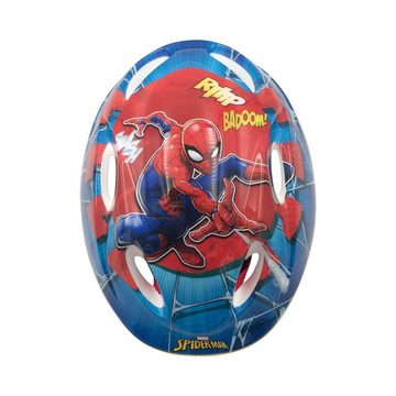 Spiderman Kinderfahrradhelm Blau/Rot - 51 - 55 cm 3 - 12 Jahre Kinderhelm Marvel Peter Parker
