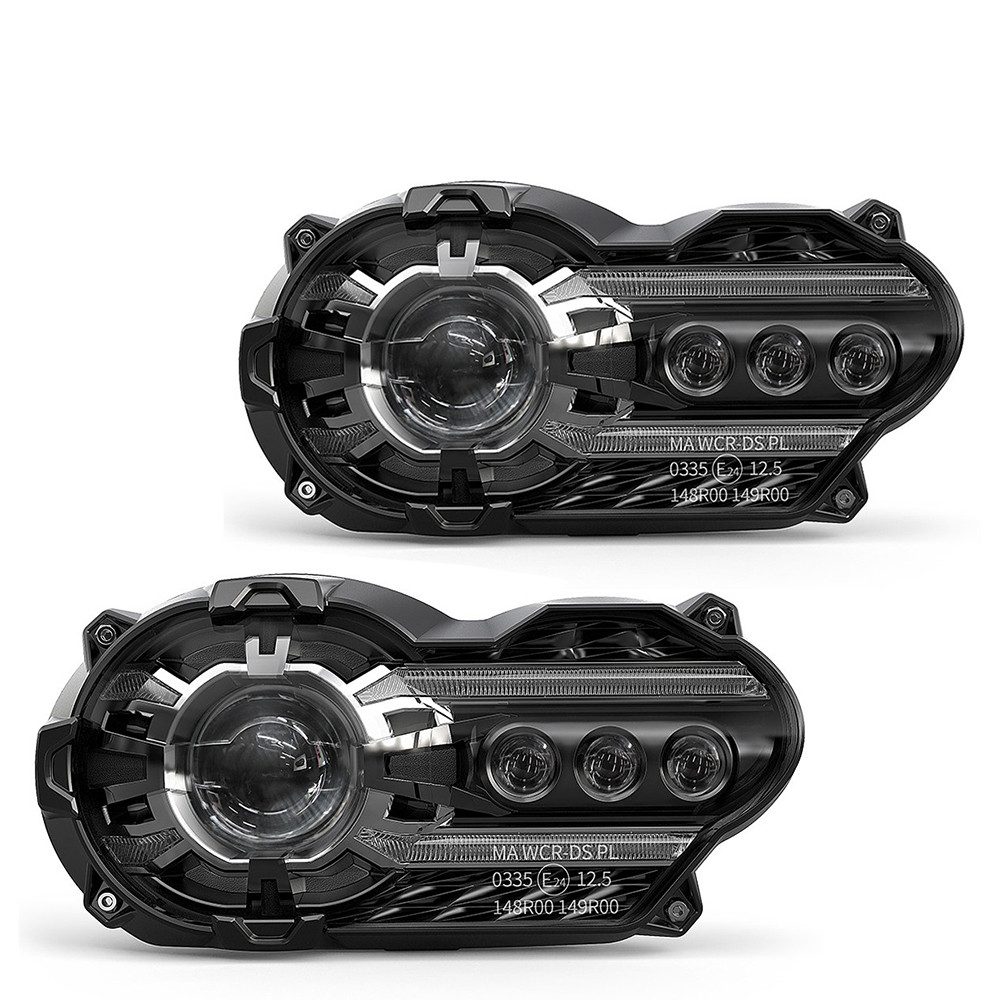 Lumitecs Schraube Set 2x LED Scheinwerfer QL7 für BMW R 1200 GS 04-12 Hauptscheinwerfer