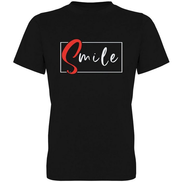 G-graphics T-Shirt Smile Herren T-Shirt mit trendigem Frontprint Aufdruck auf der Vorderseite Spruch/Sprüche/Print/Motiv für jung & alt
