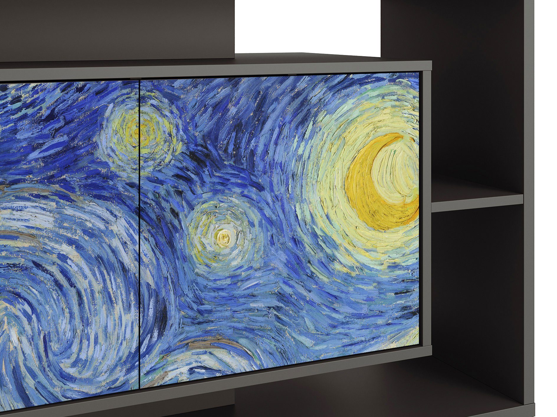 serie Innenraum“ „Kunst Kommode im Gogh der Van Swema Push-to-open-Funktion