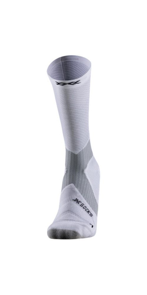 X-Socks Socken Radsocke Bike Expert Crew 2025 weiss/grau Herren - 1 Paar