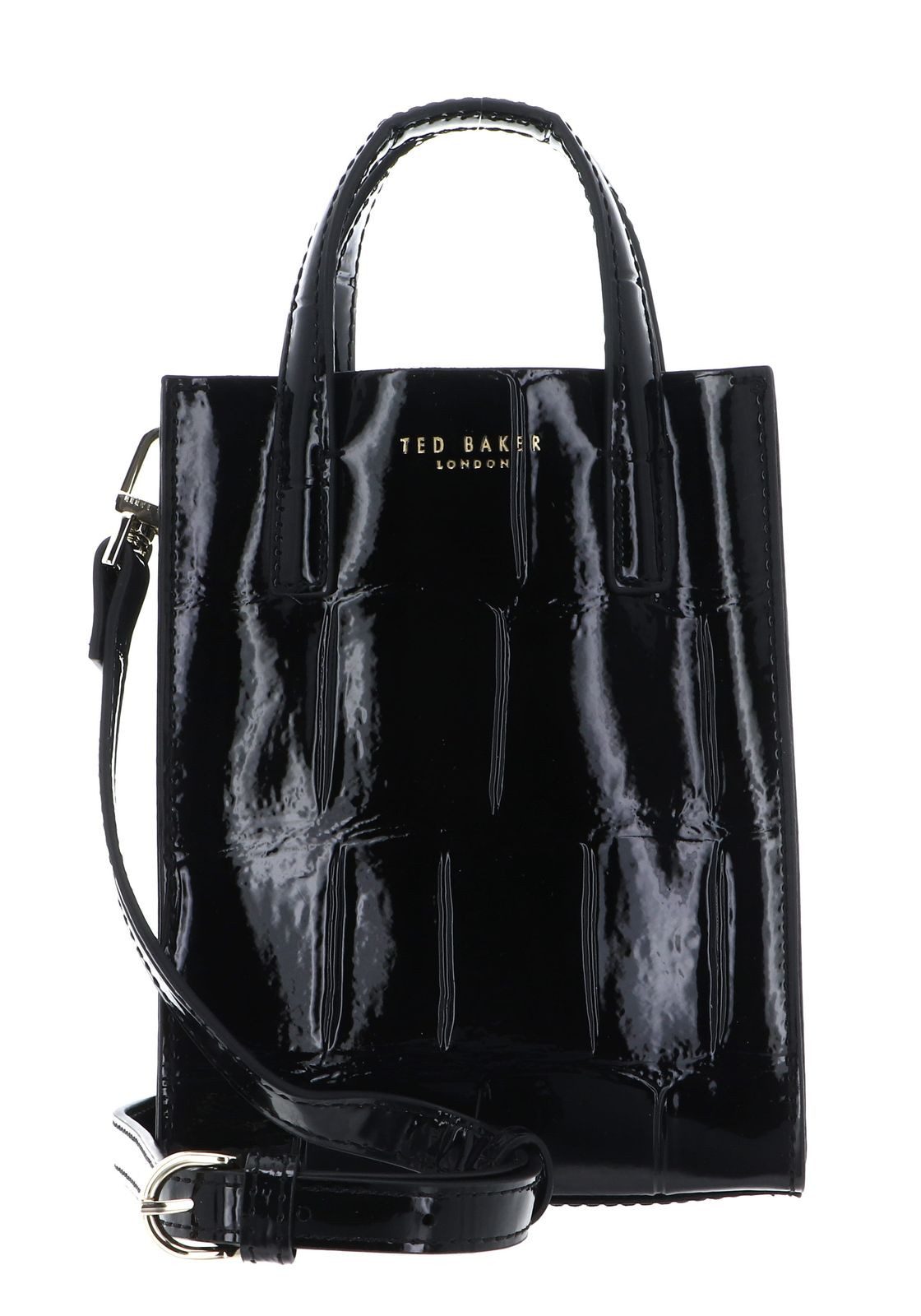 Ted Baker Umhängetasche Croc Effect Mini Icon Bag