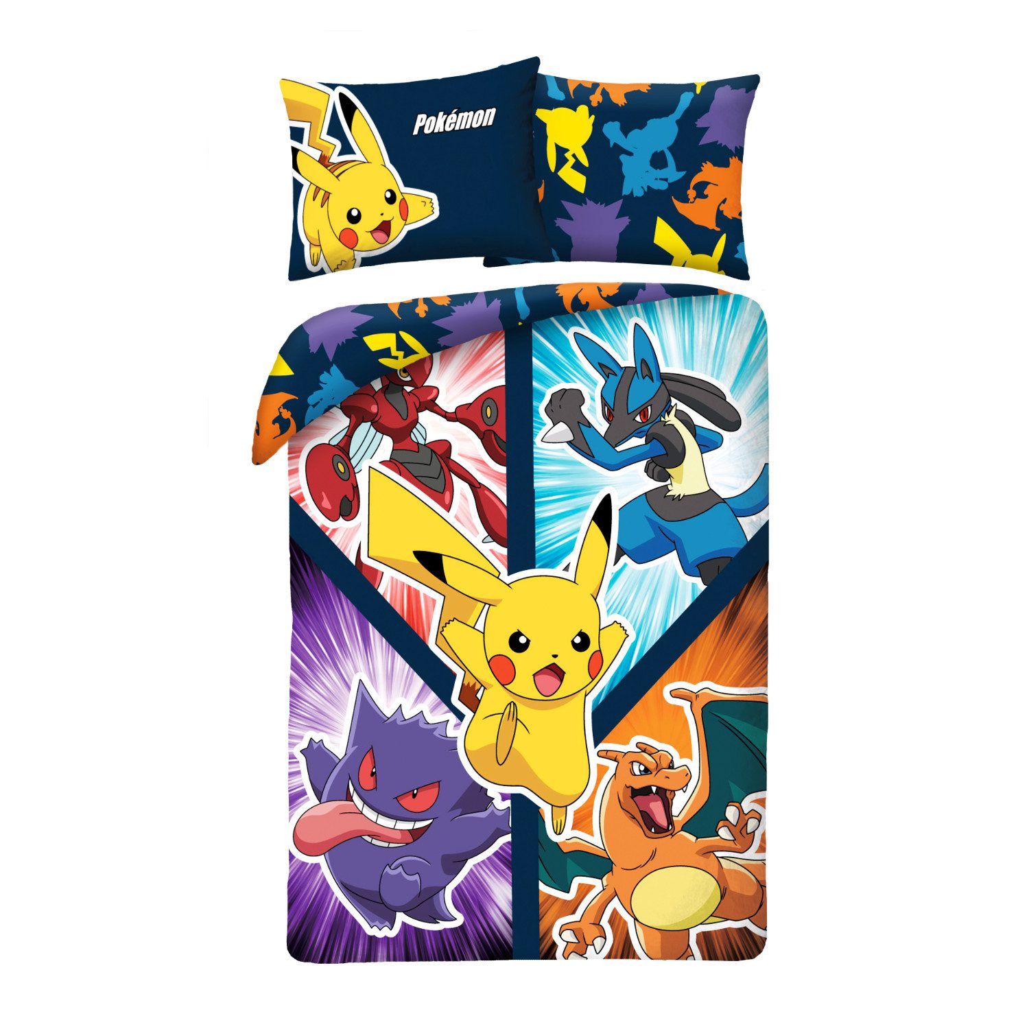 Halantex Kinderbettwäsche Pokemon Bettwäsche "Team Power" günstig online kaufen