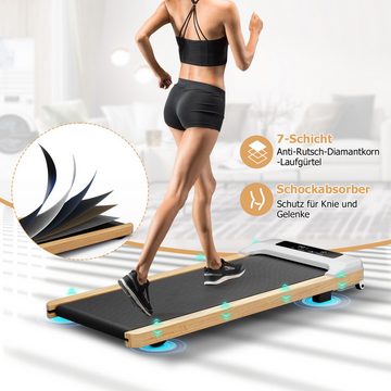 COSTWAY Laufband, Walking/Jogging Pad, 1,3-9,5 km/h, LED Display, 15 Programm