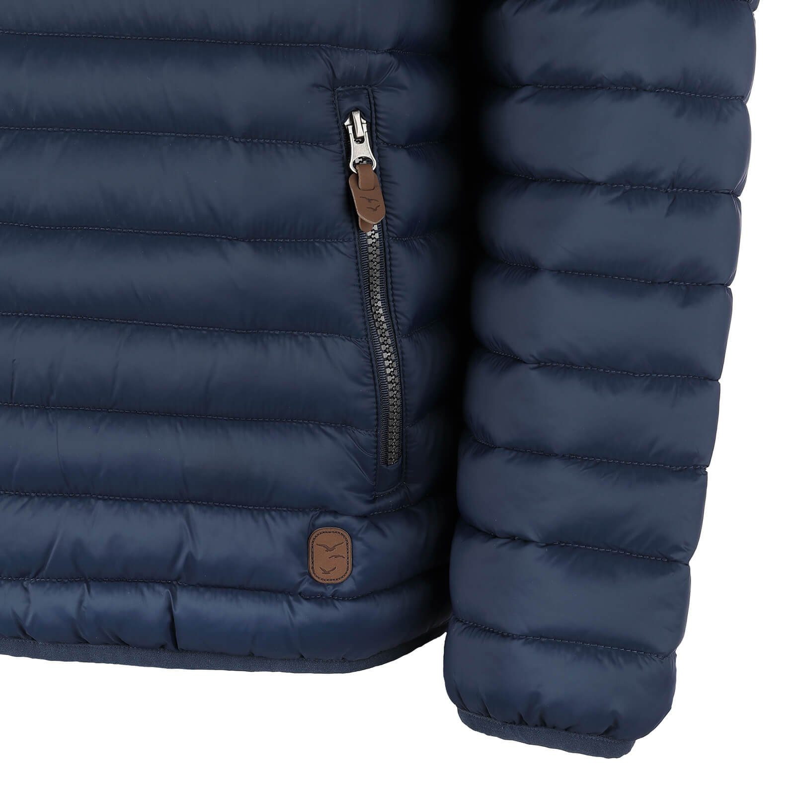 modAS Steppjacke 14103 Herren Jacke mit Stehkragen – Daunenoptik inkl. Aufbewahrungsbeutel