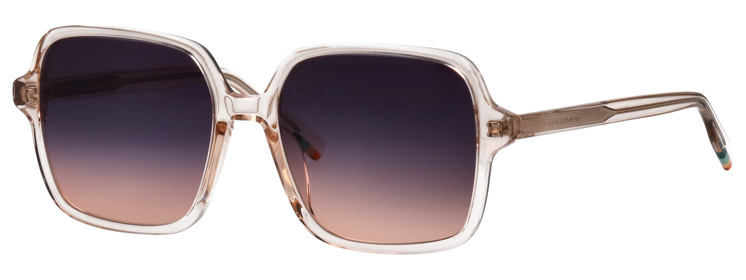 TOM TAILOR Sonnenbrille Modell 676007 Form Feminin, Logoschriftzug auf Bügel, Kunststofffassung