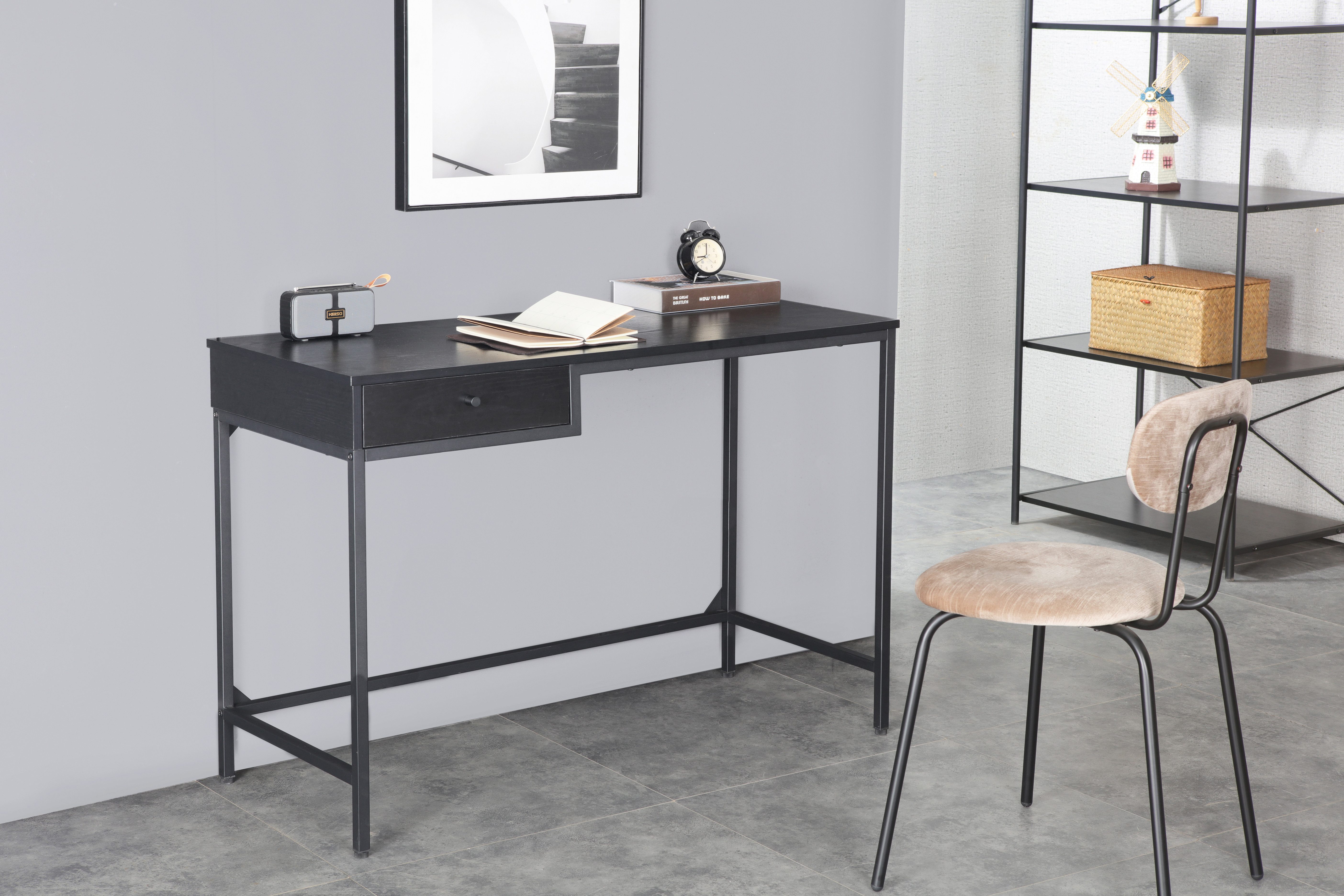 INOSIGN Schreibtisch Ronica, Metallgestell, 1 Schublade, günstig online kaufen