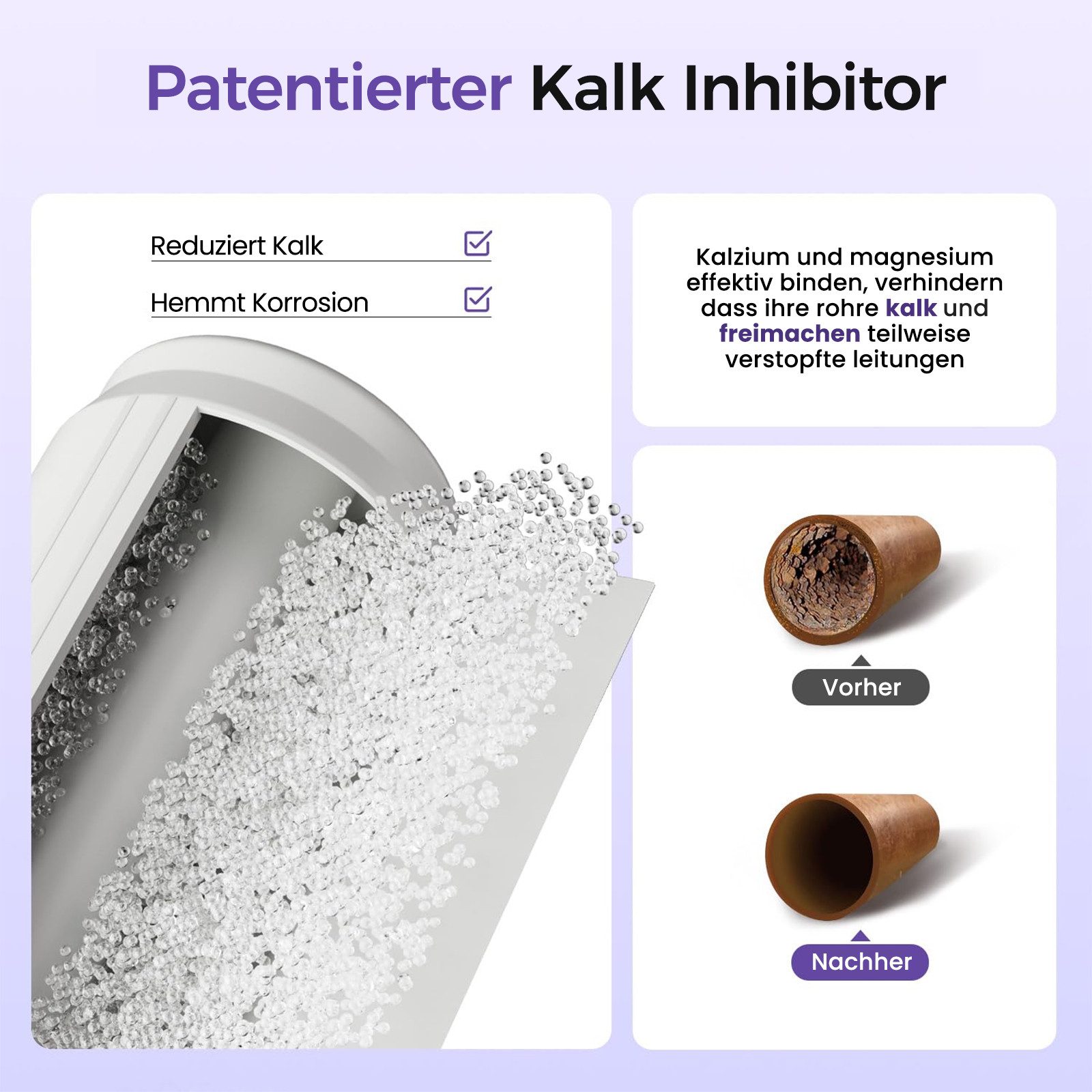 iSpring Wasserfilter WDS80K 10" x 4,5" mit Anti-Kalk-Technologie für 300.000 Liter