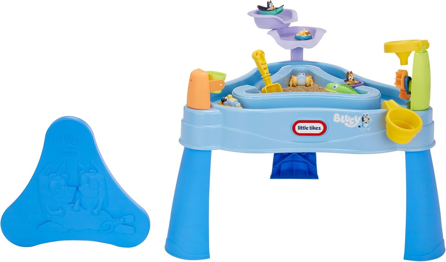 Little Tikes® Wasserspieltisch Little Tikes Bluey Wassertisch mit 6 Zubehörteilen für Kinder 1-6Jahre