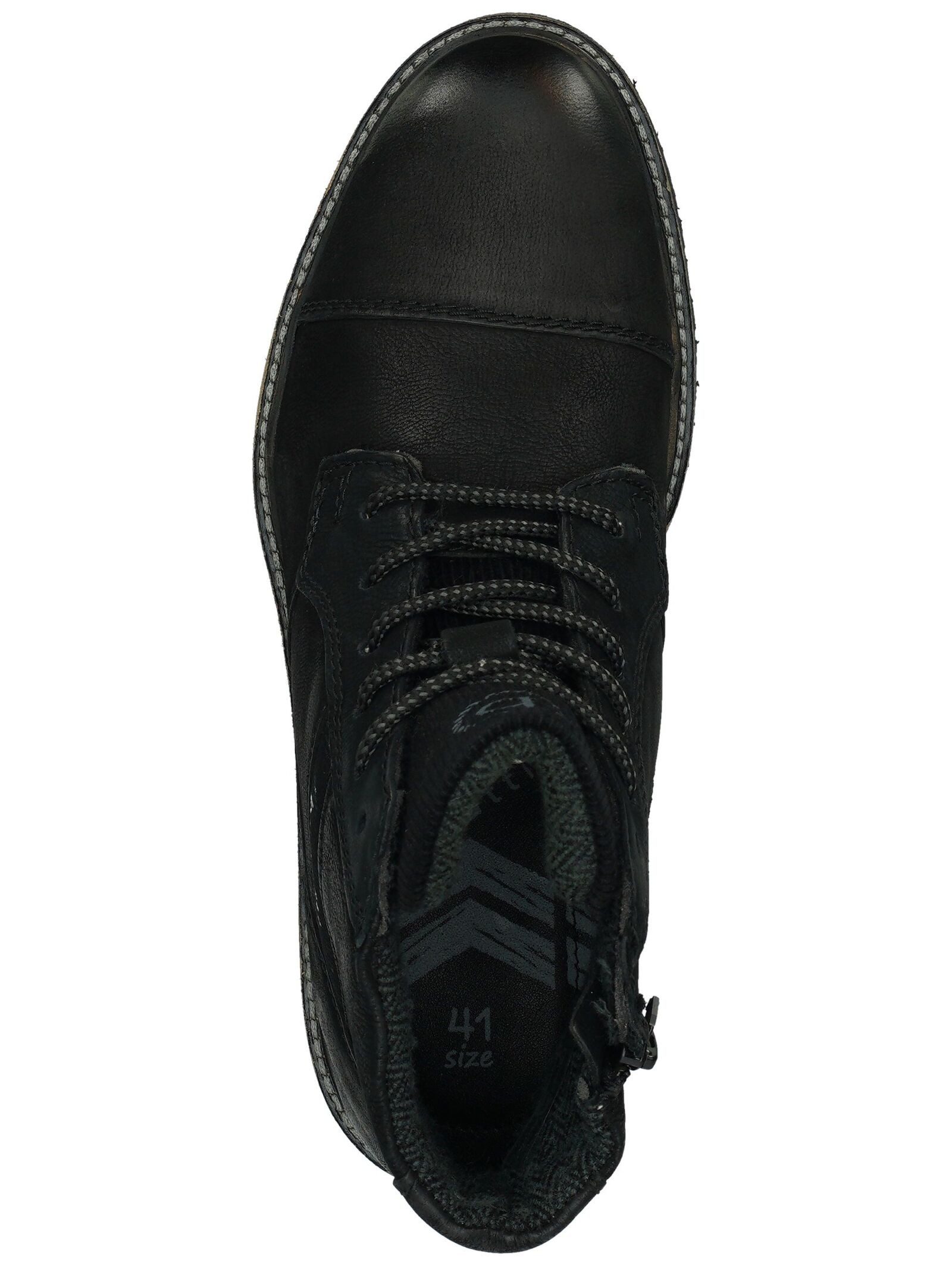 bugatti bugatti Stiefelette Leder Schnürstiefelette