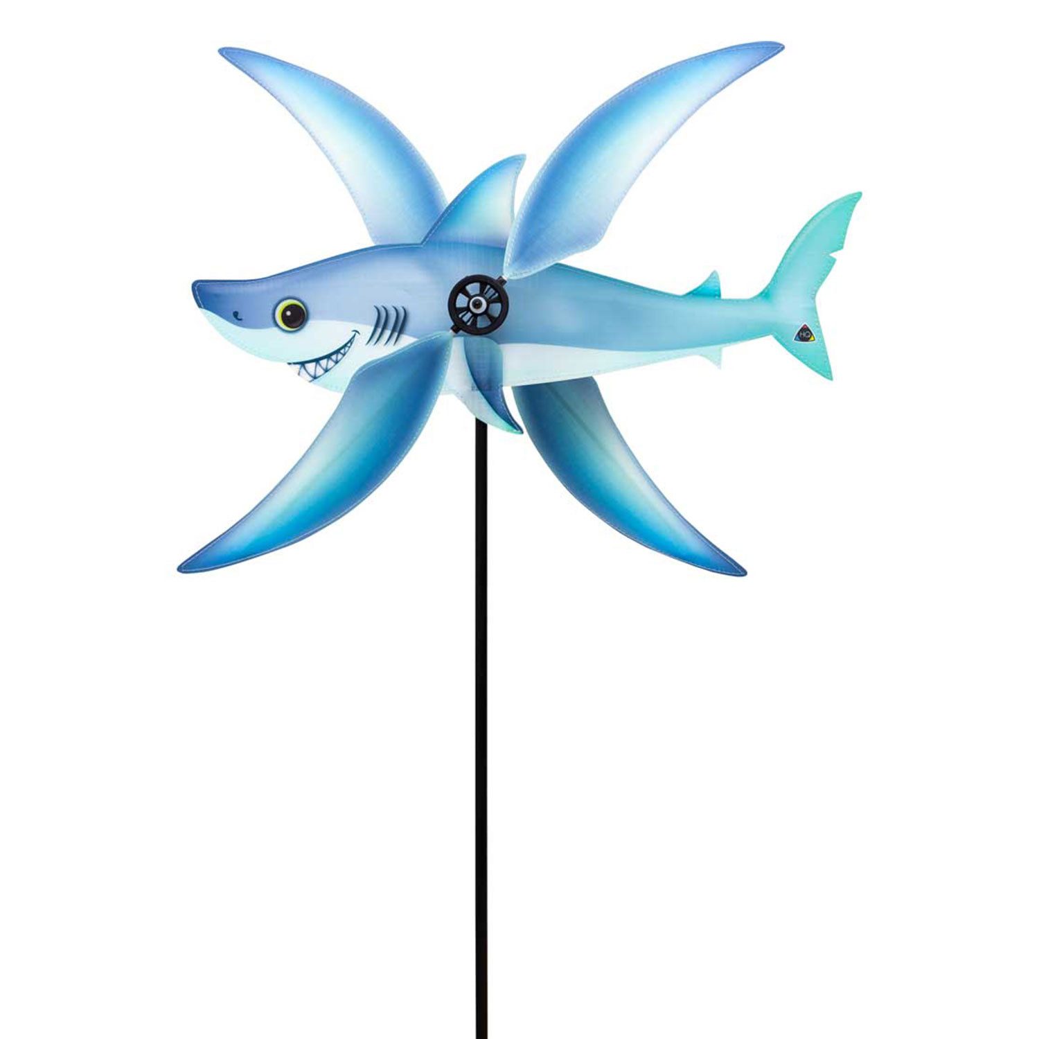 HQ Windspiel HQ Paddle Spinner Sharky Gartendeko Windrad Windfahne, dreht sich bereits bei der geringsten Brise