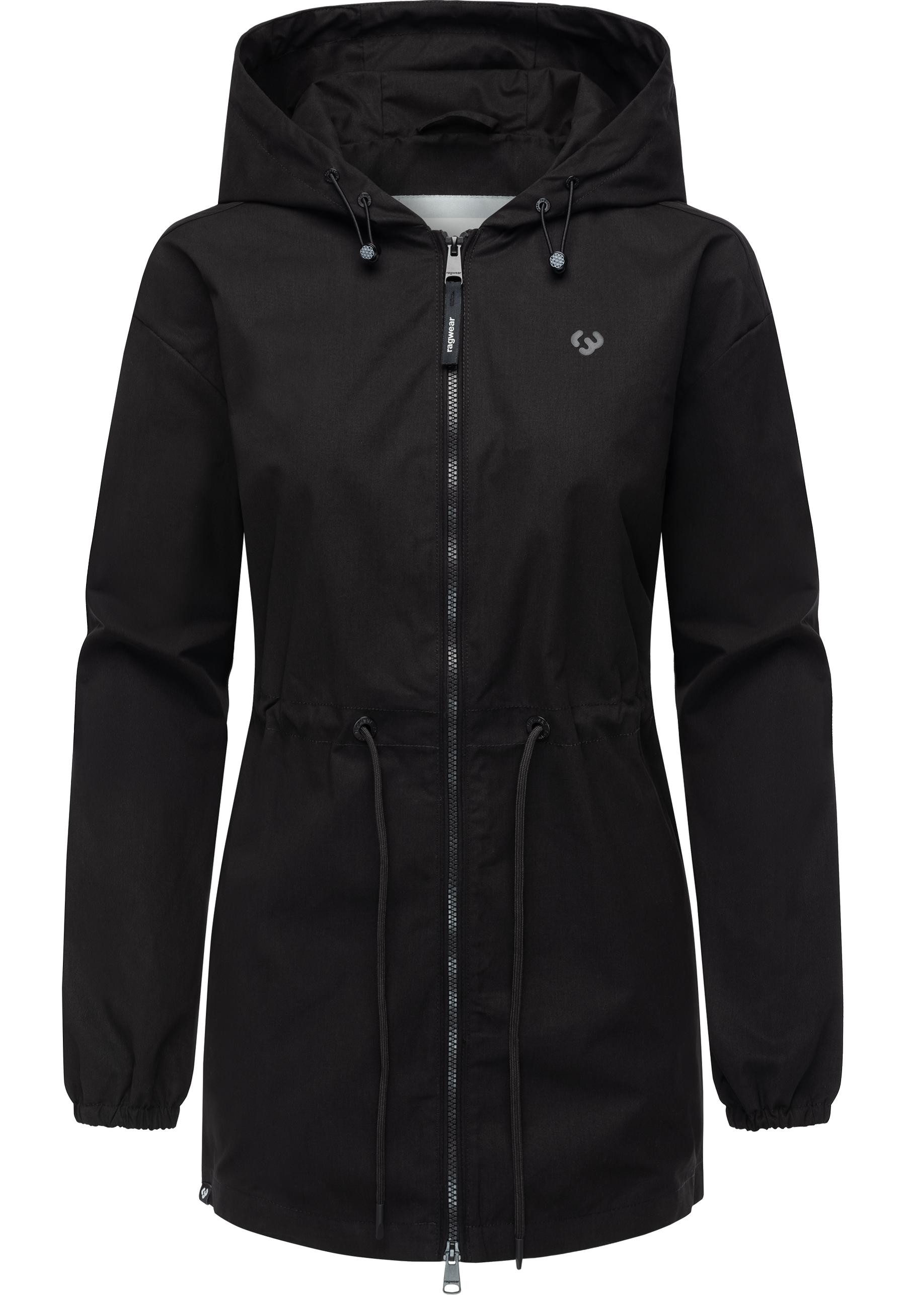 Ragwear Outdoorjacke Monadissimo B Leichte Kapuzenjacke mit Taillenzugband günstig online kaufen