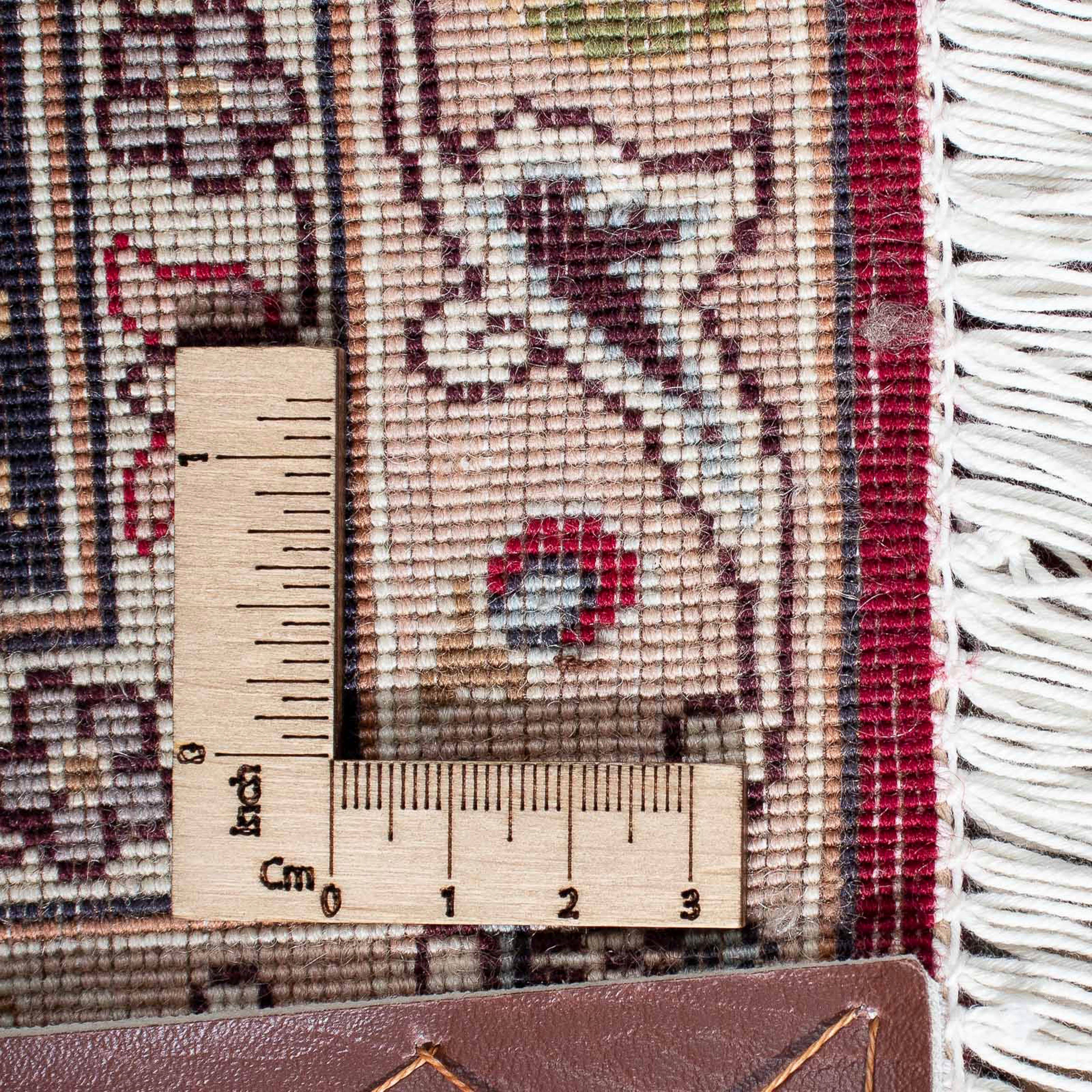 mm, 207 rechteckig, Royal Perser Täbriz Handgeknüpft, Wohnzimmer, Höhe: - dunkelrot, - - morgenland, - cm 153 mit Zertifikat 7 Einzelstück x Orientteppich