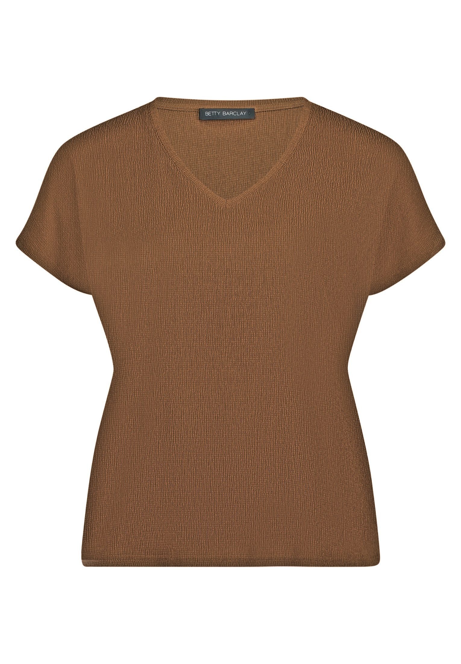 Kurzarmshirt Damen mit Struktur