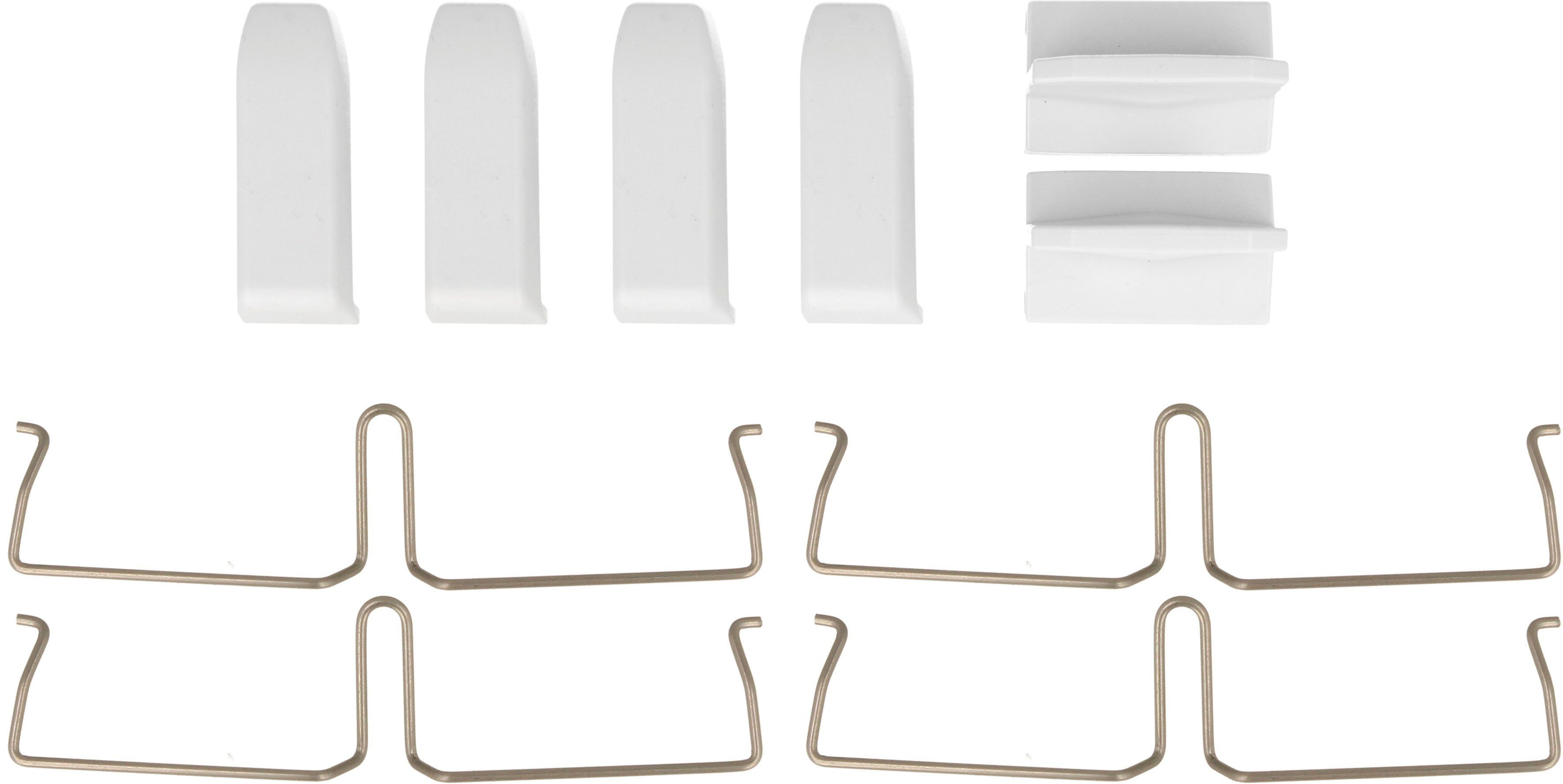 sunlines Plissee Budget Crepe, Lichtschutz, ohne Bohren, verspannt, Klemmfix, Klemmfix, glatt