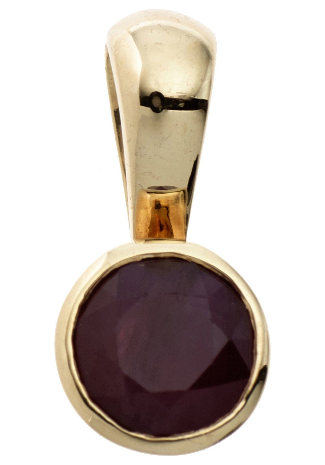 JOBO Runder Anhänger, rund 333 Gold mit... JOBO Runder Anhänger, rund 333 Gold mit...