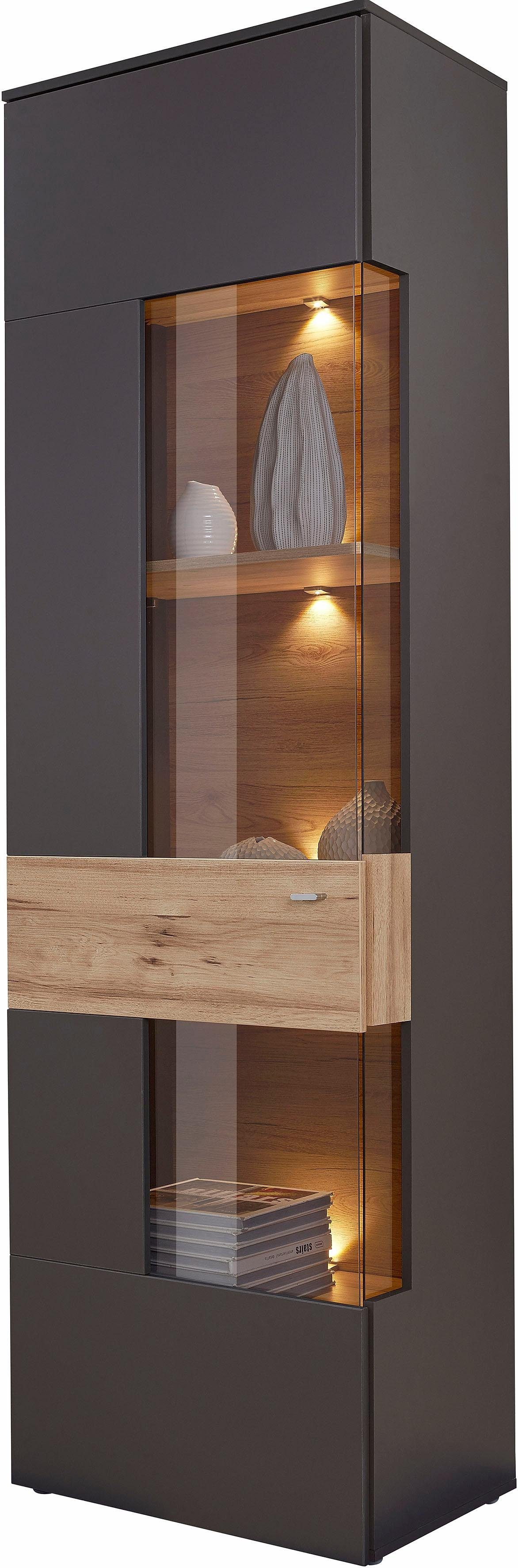 FORTE Vitrine Como Vitrine, Glastüre, LED günstig online kaufen