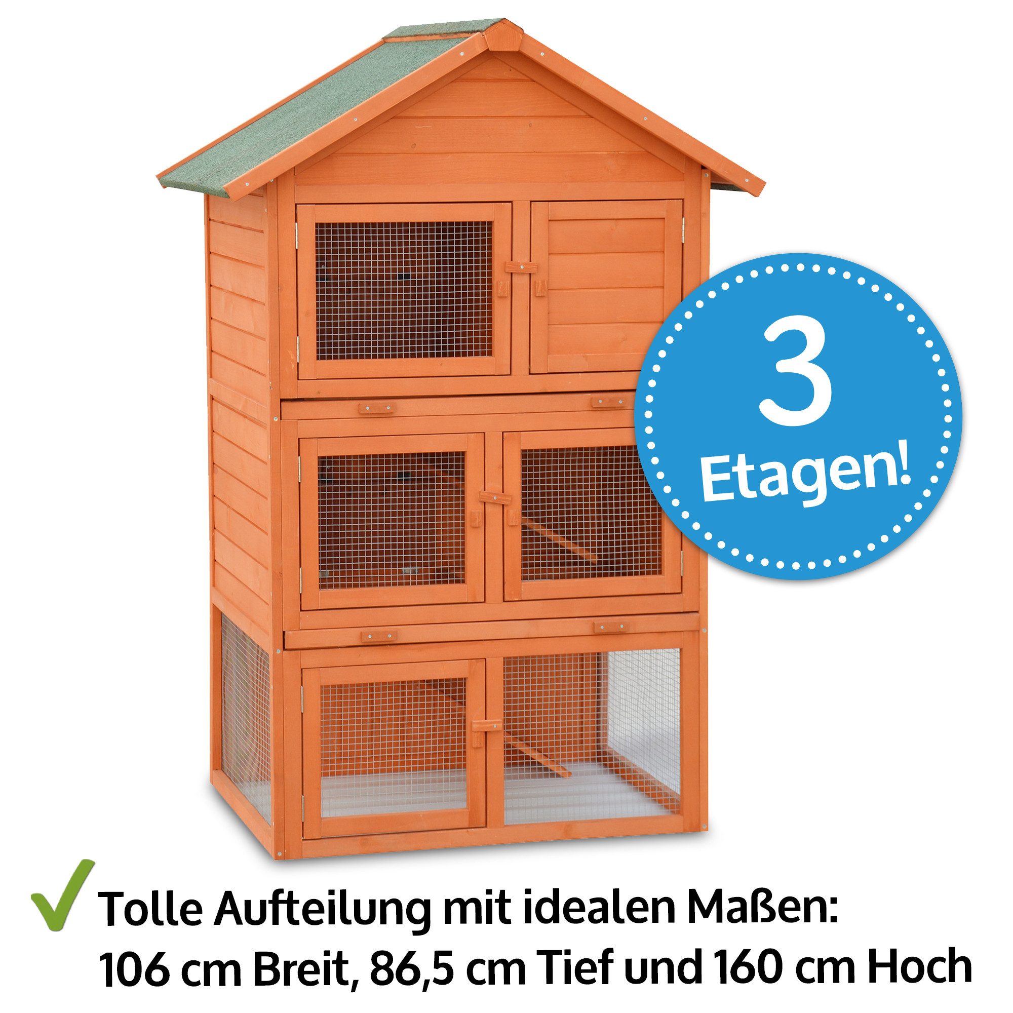 Zooprinz Kleintierstall Jumbo mit 3 Etagen günstig online kaufen