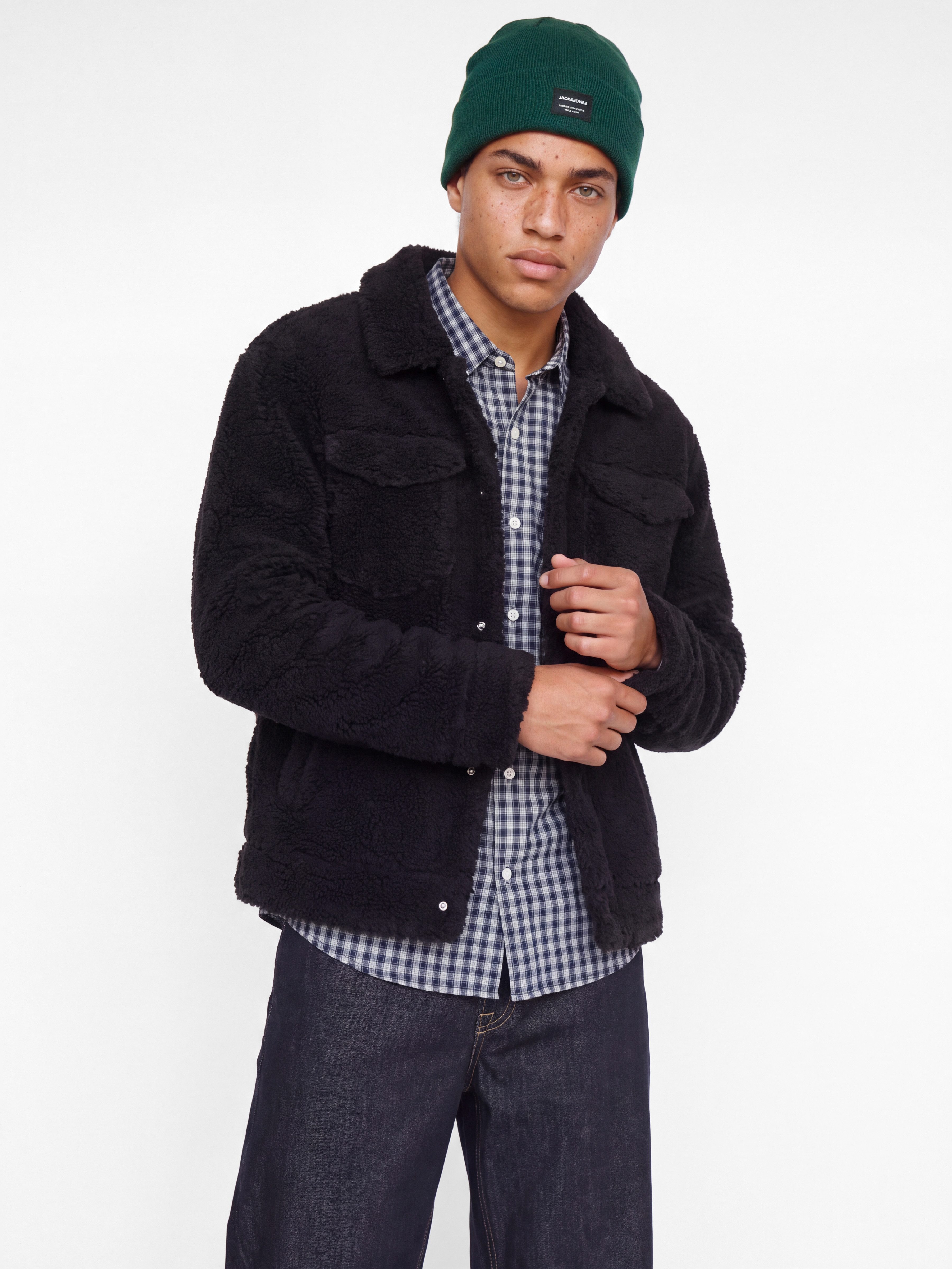 Jack & Jones Strickmütze JACDNA BEANIE NOOS Kunstfaser, Rippenstrick – Bild 2 von 5