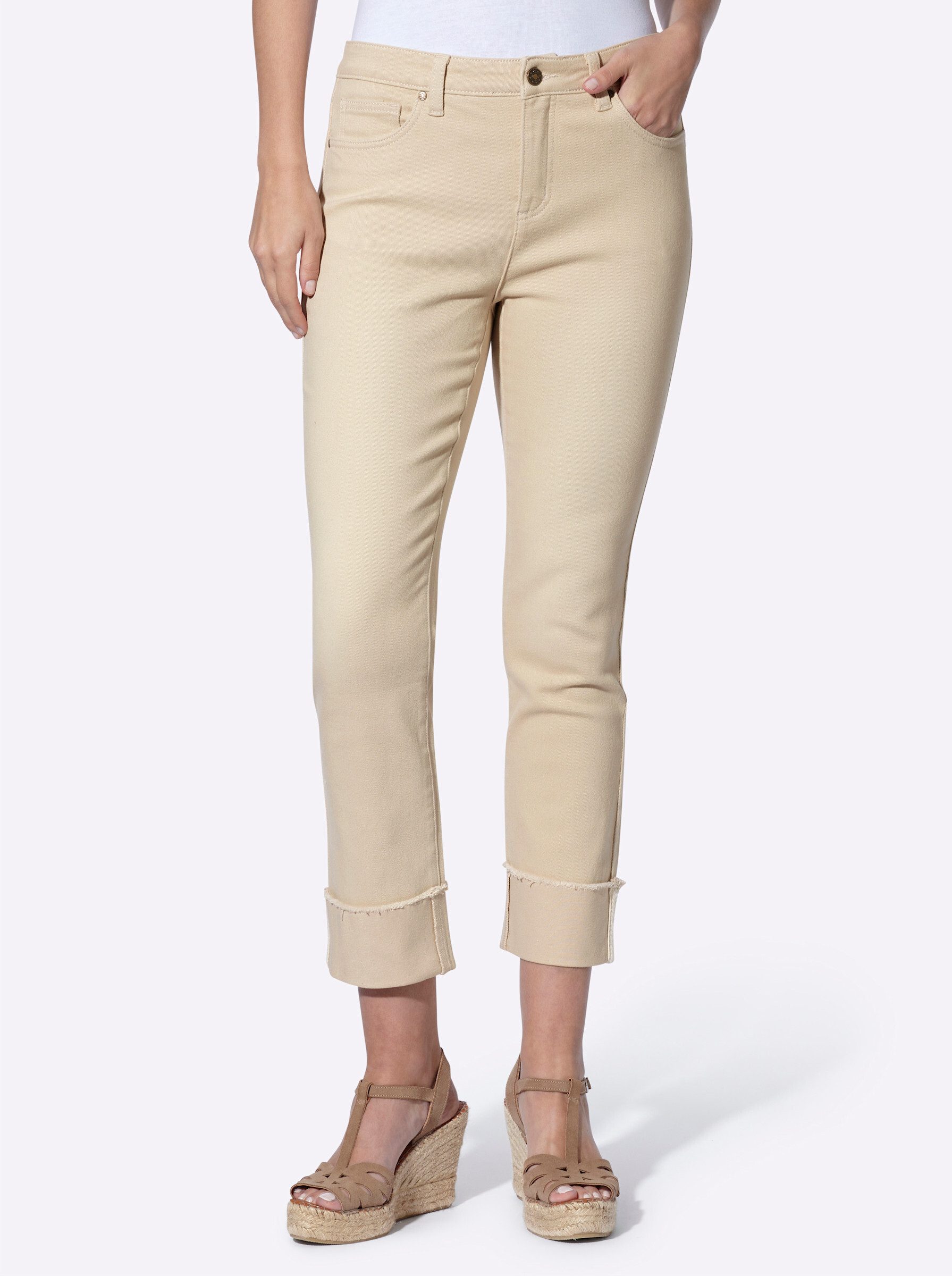 Jeansshorts 7/8-Jeans normal