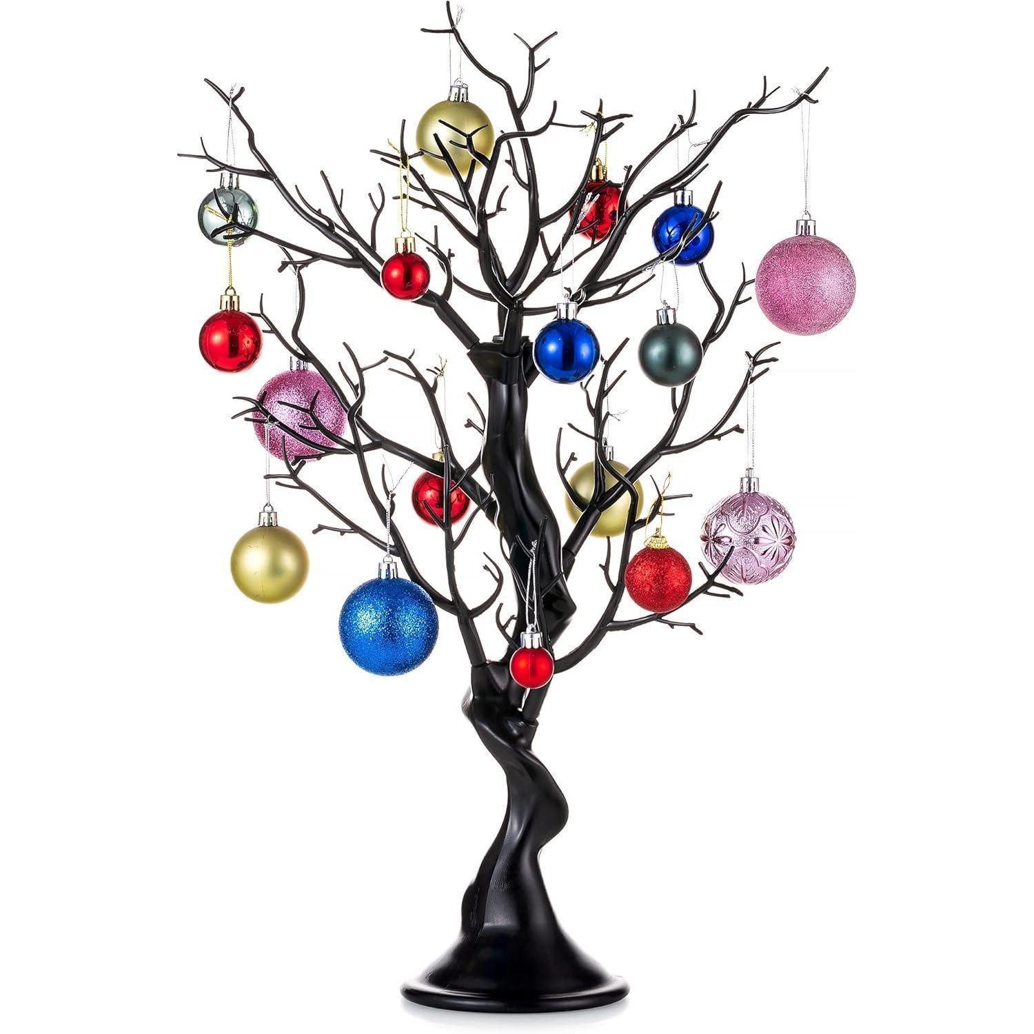 LuxusKollektion Dekohänger Zweig Baum Künstlicher Osterbaum 58cm Schwarz Tischdekoration