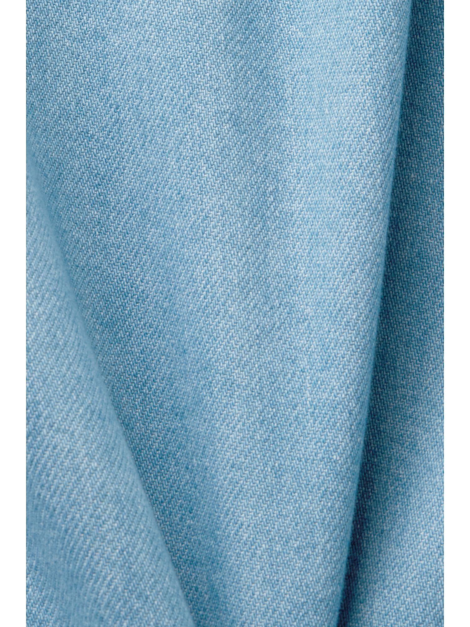 Bindegürtel LIGHT WASHED BLUE Jeansjacke Jeansjacke Collection Esprit mit