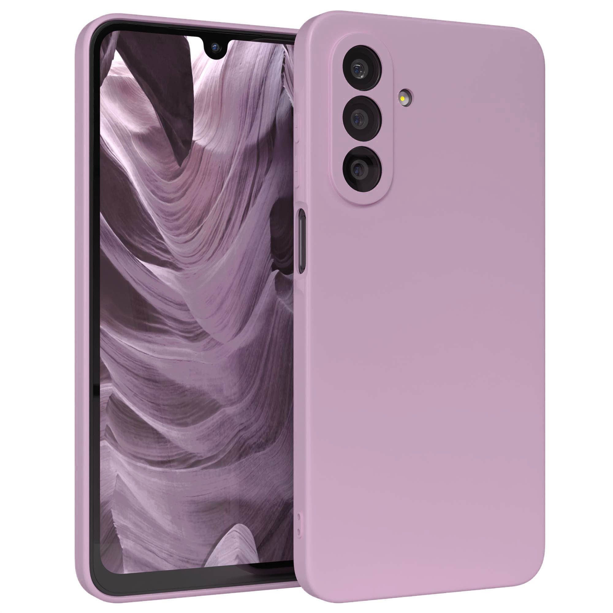 EAZY CASE Handyhülle für Samsung Galaxy A26 Hülle Silikon 6,7 Zoll, Hülle mit Kameraschutz Handycase Soft Smart Slimcover Lila / Flieder