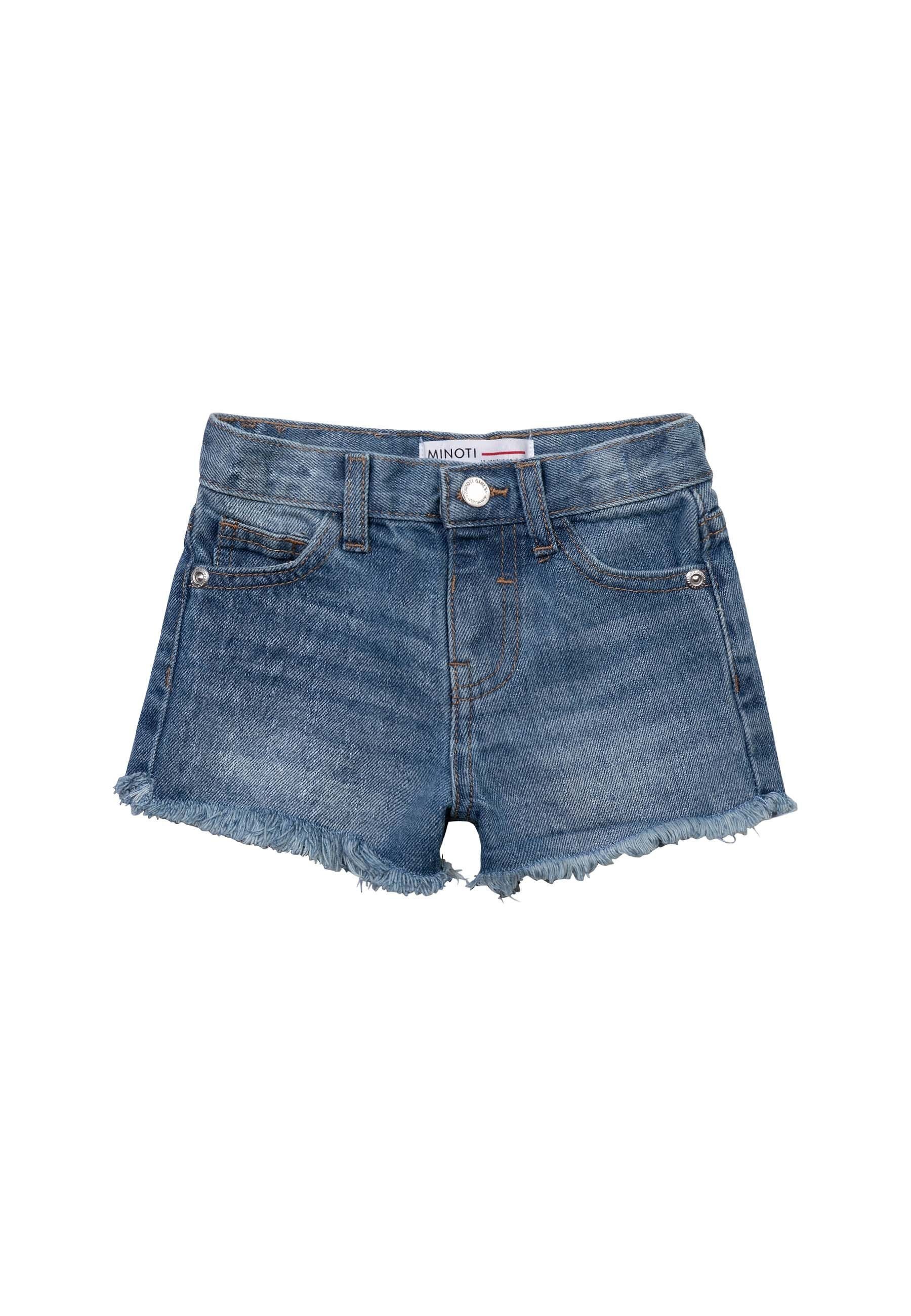 MINOTI Jeansshorts Kurze Jeans Shorts (1y-14y) Denim-Blau
