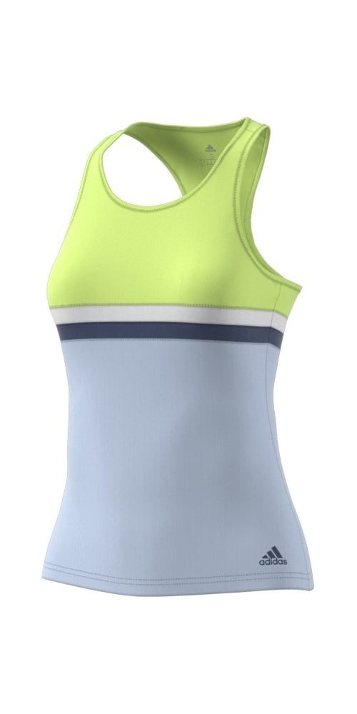 Tanktop Tennis-Tank Club gelb/blau Damen