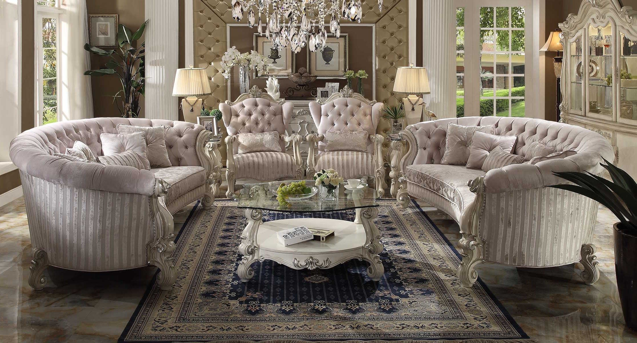 Xlmoebel Polstergarnitur Chesterfield Sofas 4+4 Sitzer Set Klassik Couch Polster, (2-tlg), Made in Europa