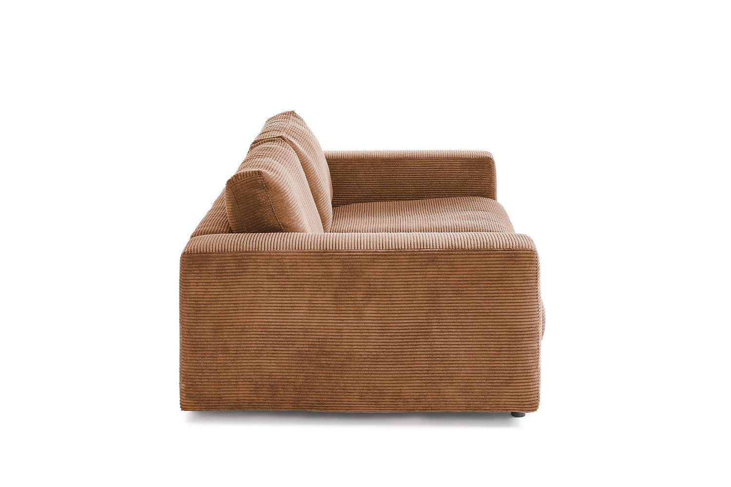 3-Sitzer MADELINE, Sofa Cord 2-Sitzer rost Farben versch. od. KAWOLA